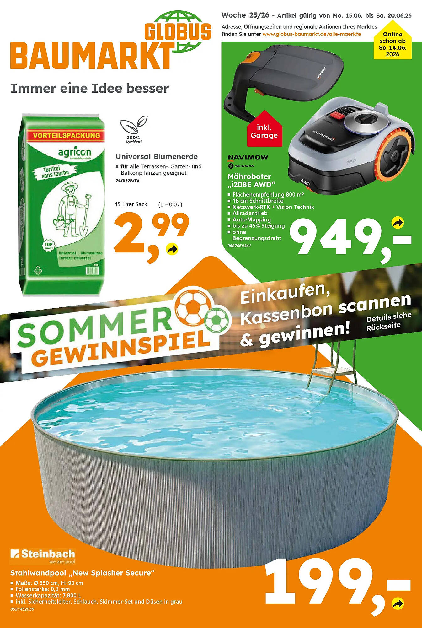 Globus Baumarkt Prospekt - Pagina 1