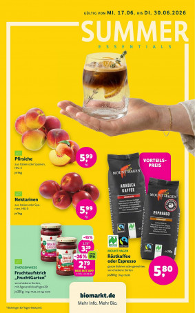 Aleco Biomarkt Prospekt