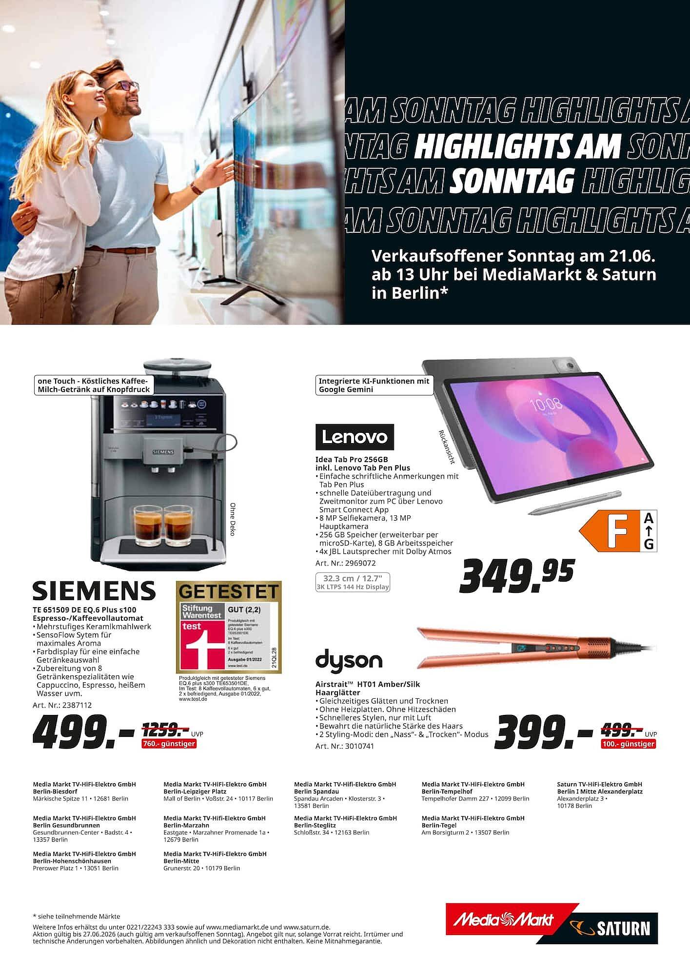 MediaMarkt Prospekt - Pagina 1