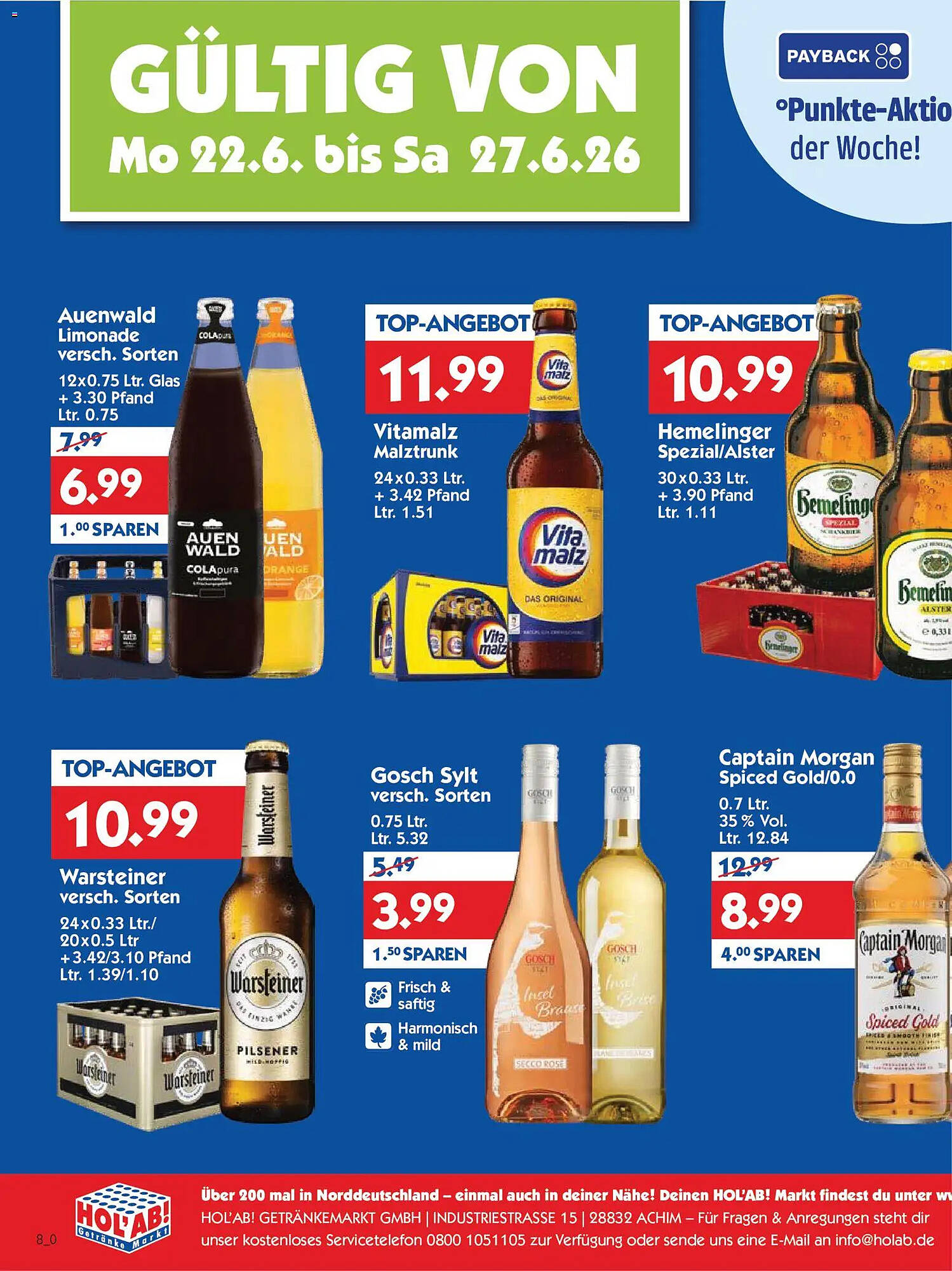 Hol'ab Getränkemarkt Prospekt - Pagina 2
