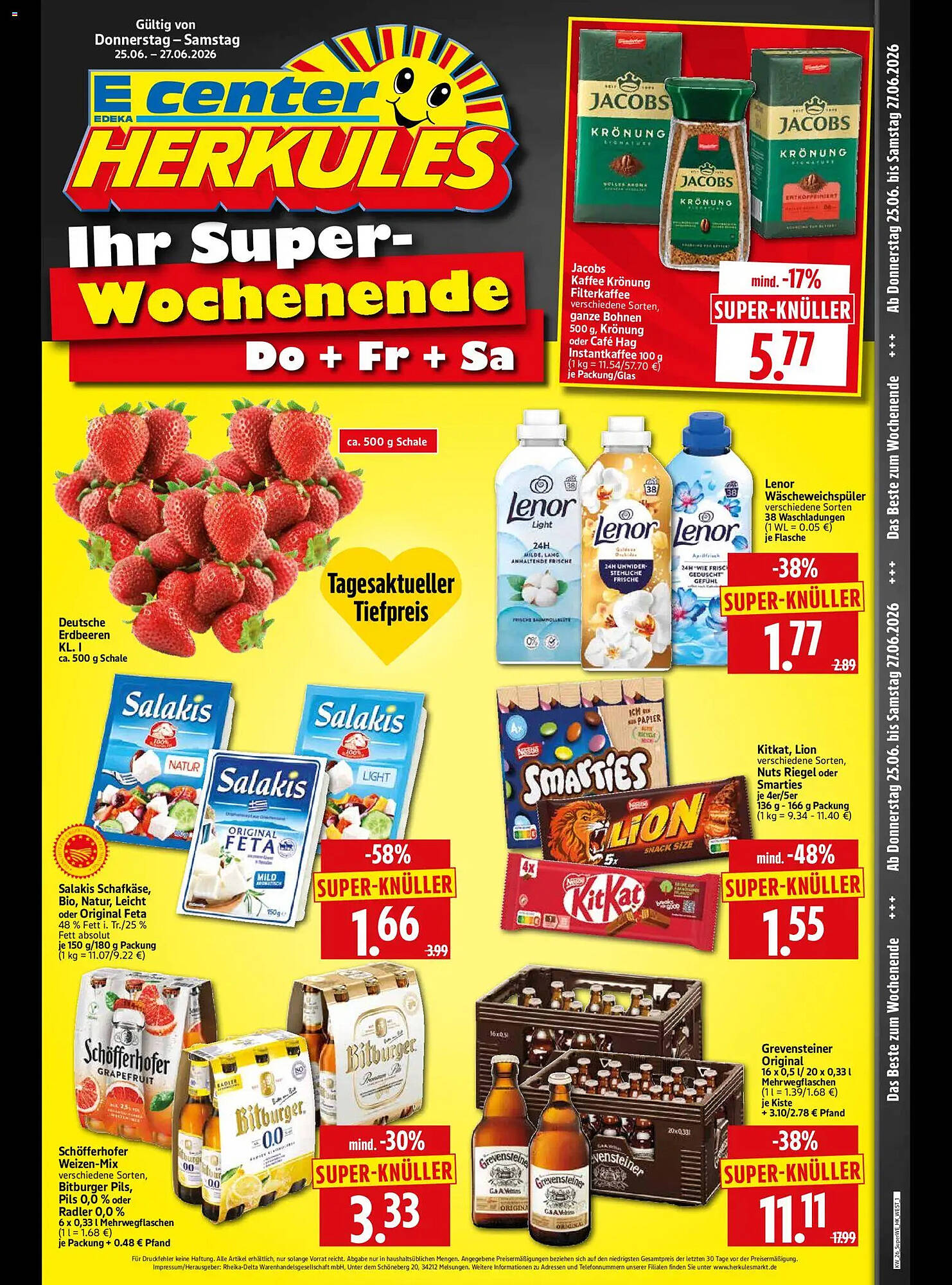 Edeka Herkules Prospekt - Pagina 1