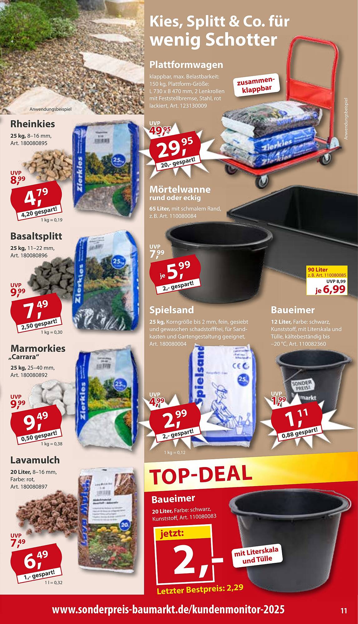 Sonderpreis Baumarkt Prospekt - Pagina 11
