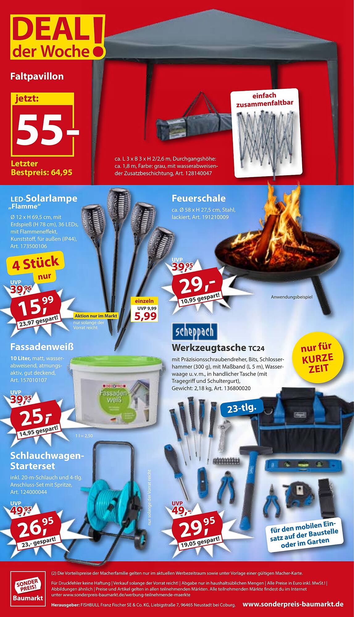 Sonderpreis Baumarkt Prospekt - Pagina 16