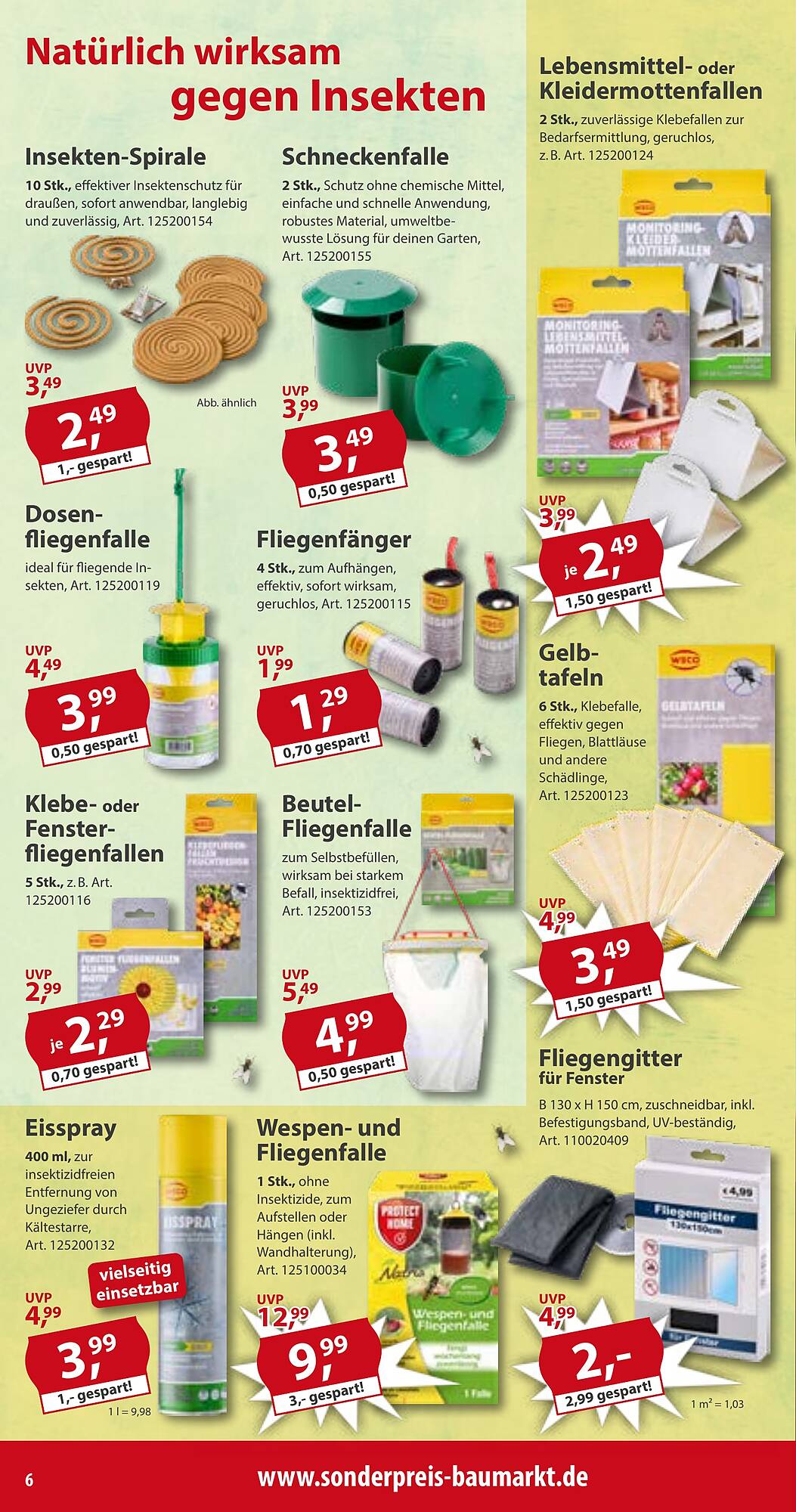 Sonderpreis Baumarkt Prospekt - Pagina 6