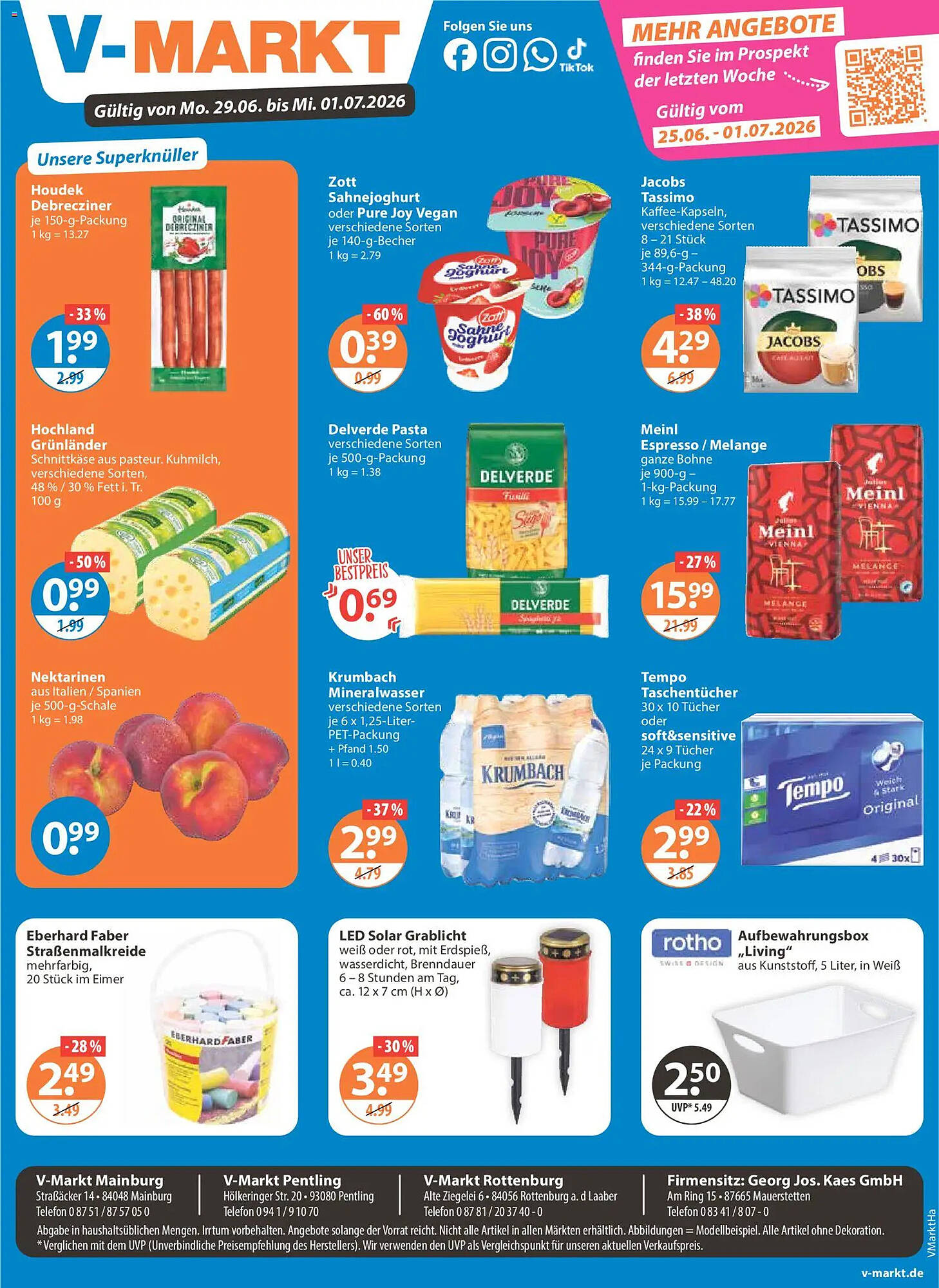 V-Markt Prospekt - Pagina 1