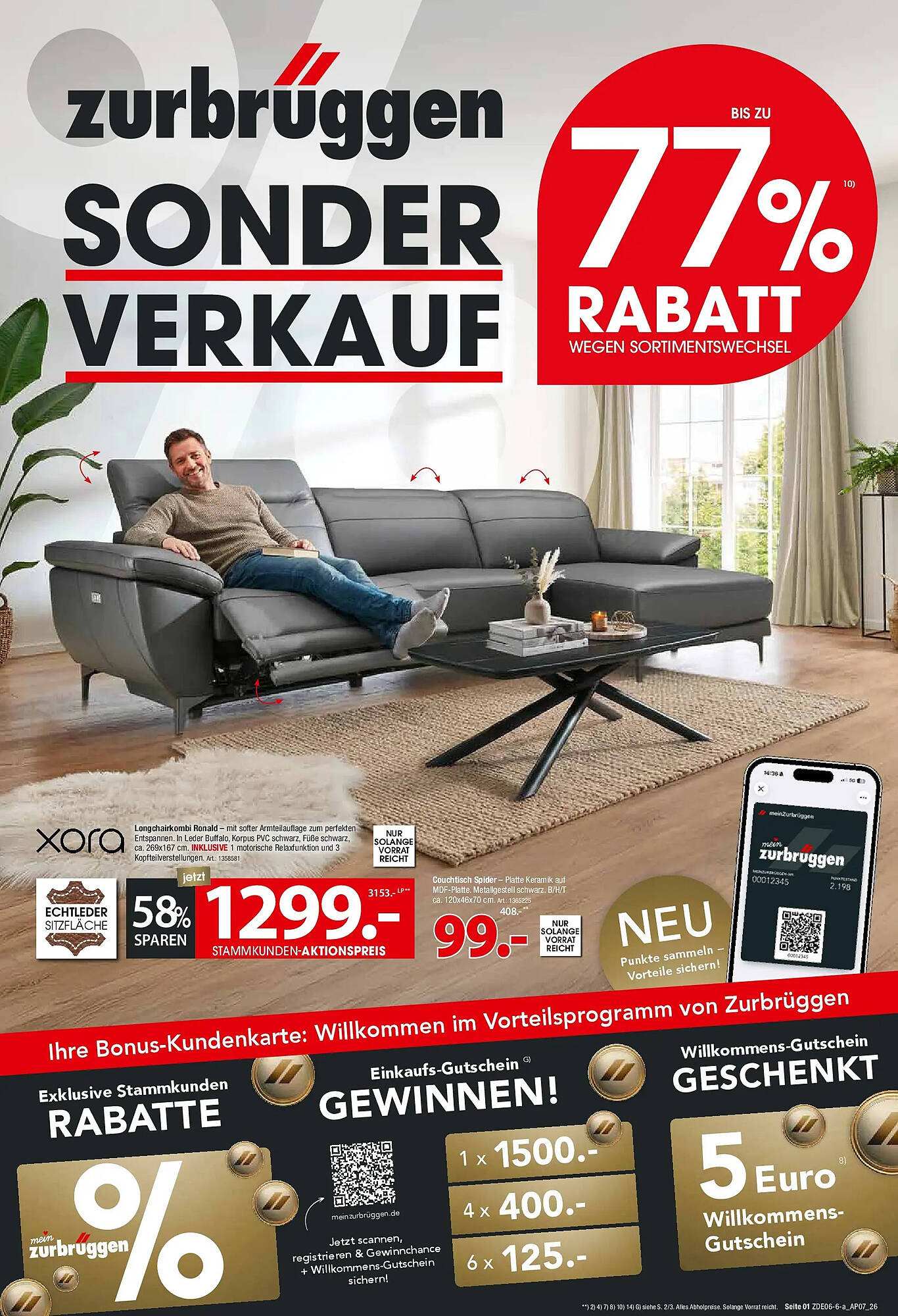 Zurbrüggen Prospekt - Pagina 1