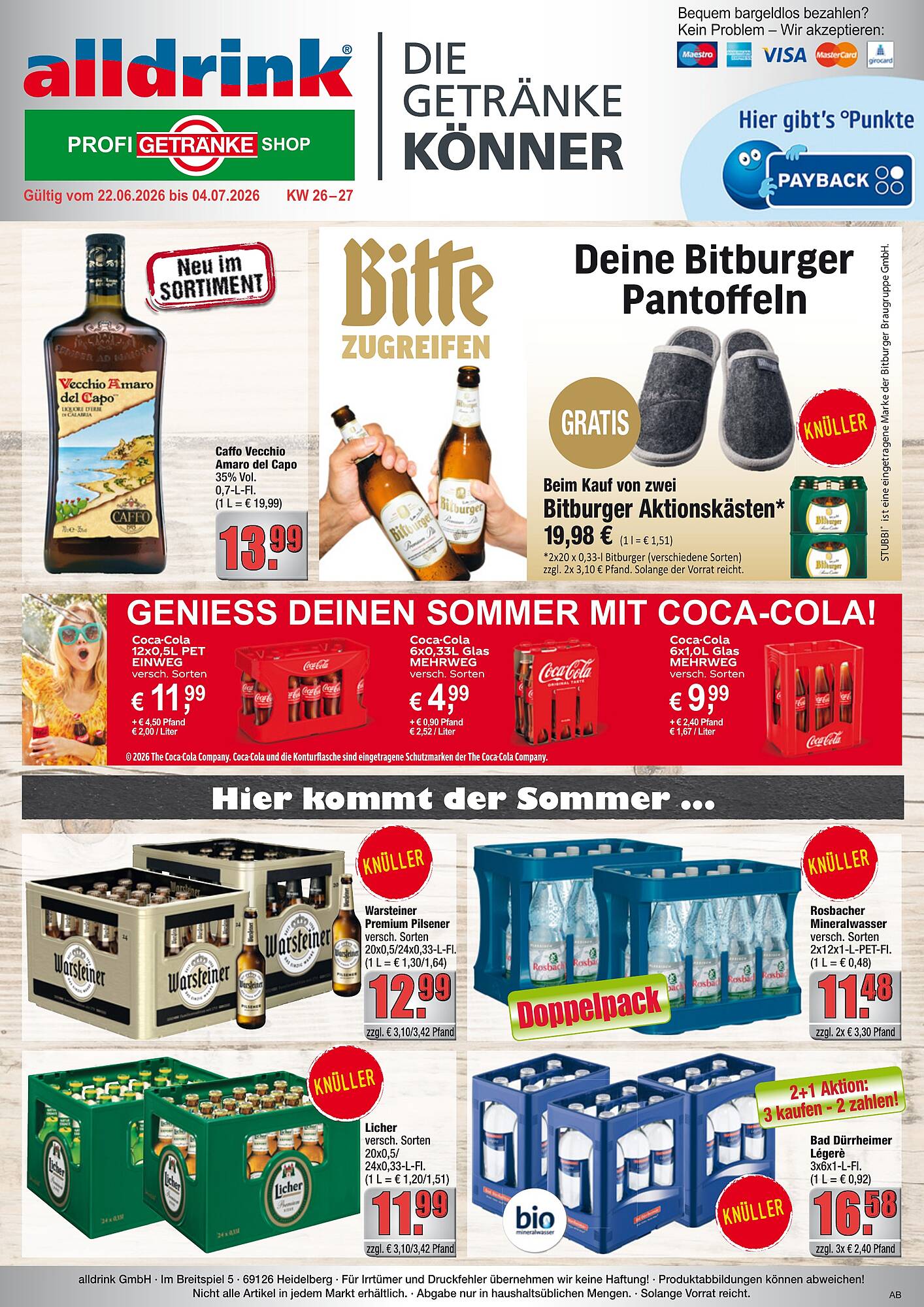 Alldrink Prospekt - Pagina 1