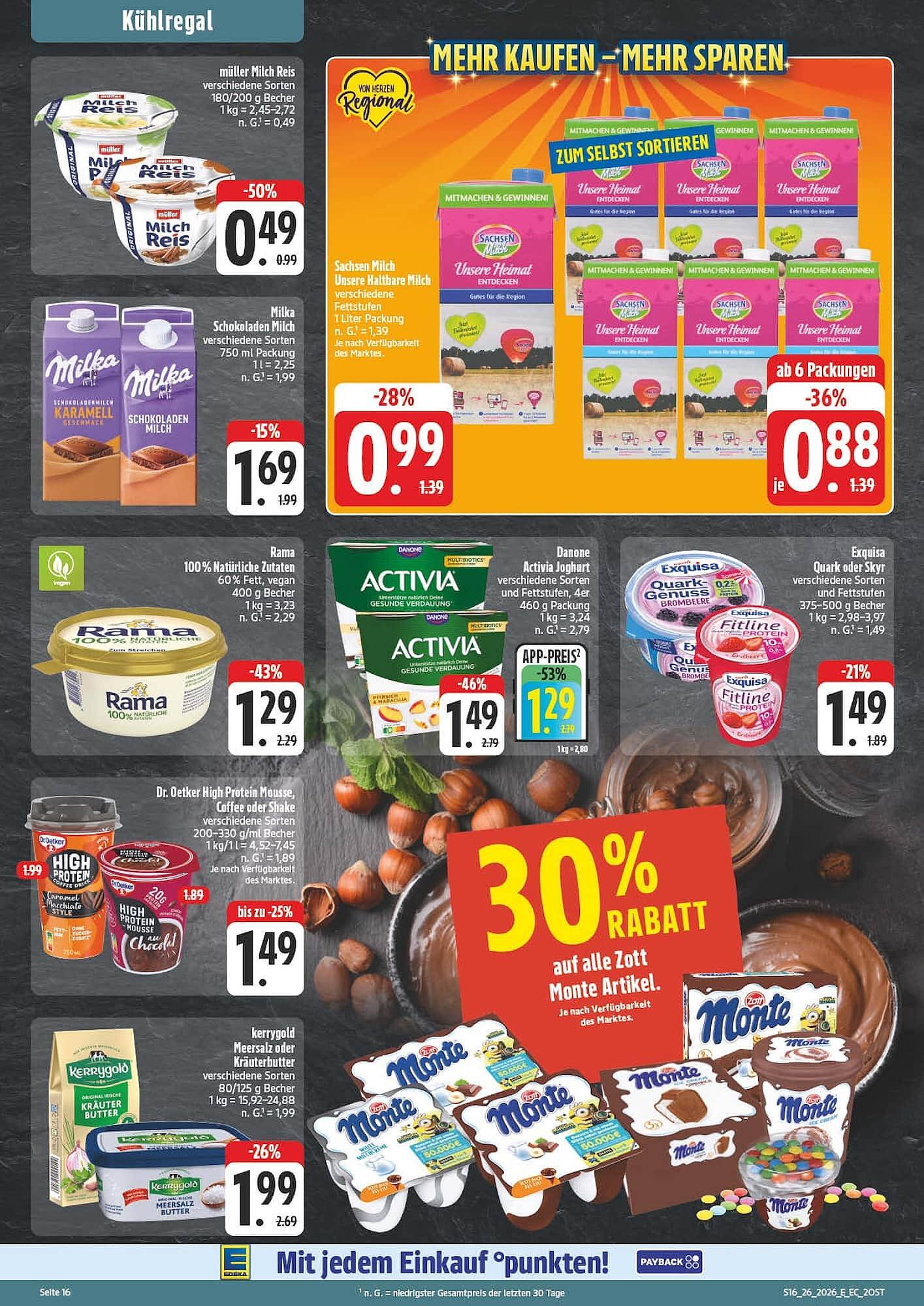 Edeka Aktiv Markt Prospekt - Pagina 16