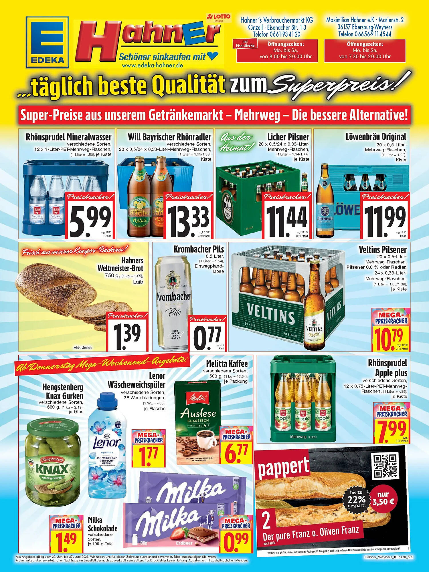 EDEKA Hahner Prospekt - Pagina 2