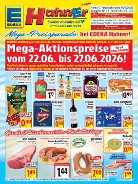 EDEKA Hahner Prospekt