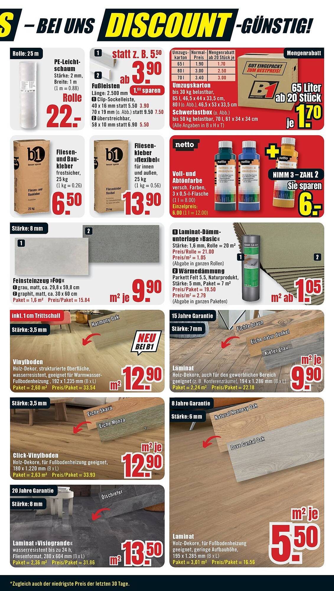 B1 Discount Baumarkt Prospekt - Pagina 7