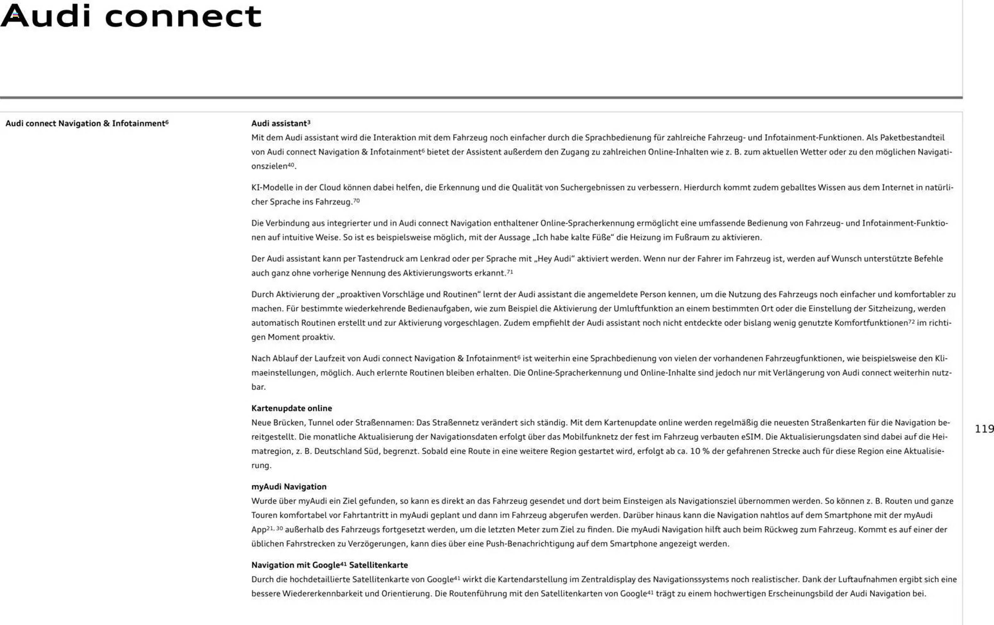 Audi Prospekt - Pagina 119