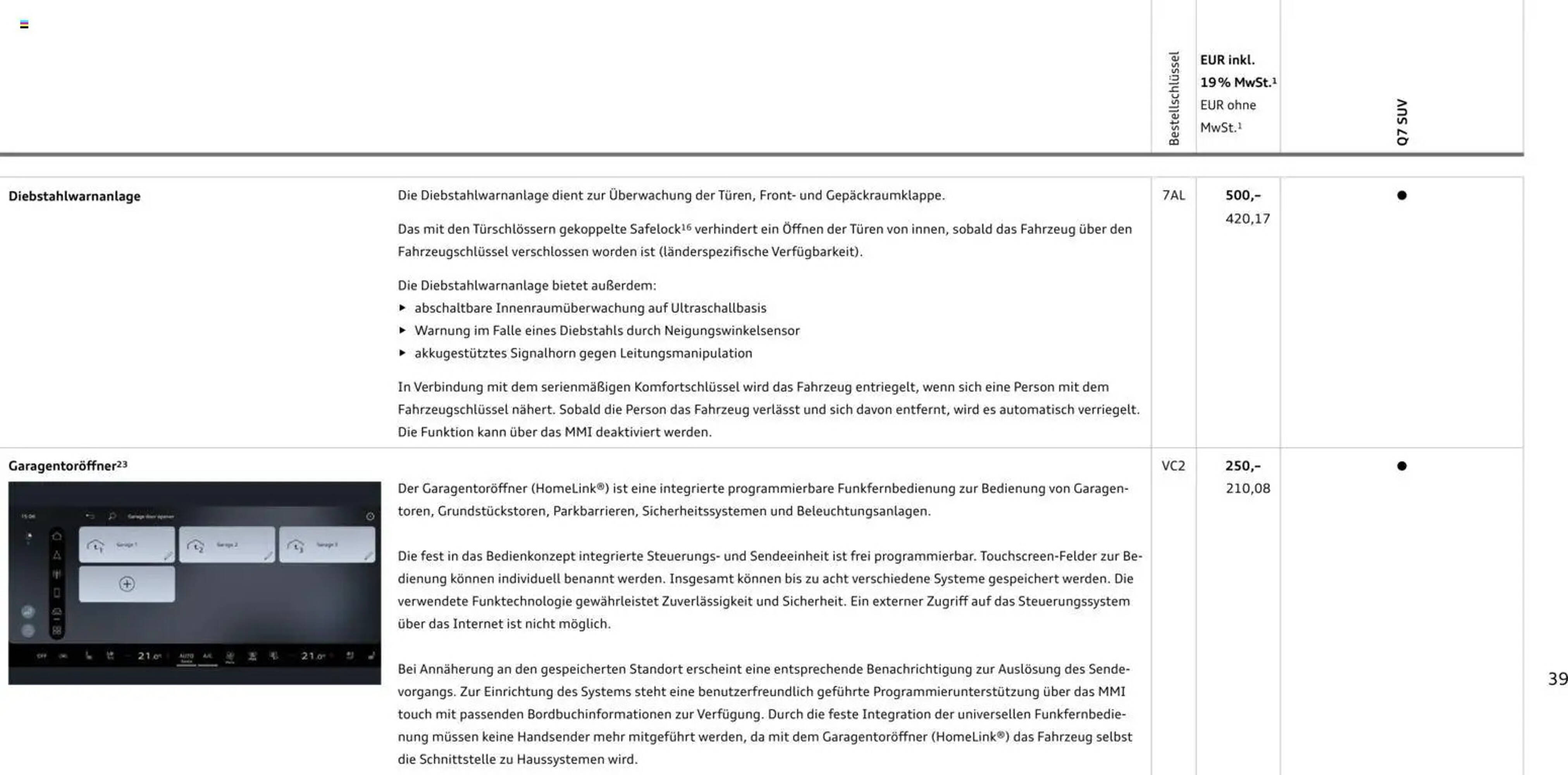 Audi Prospekt - Pagina 39