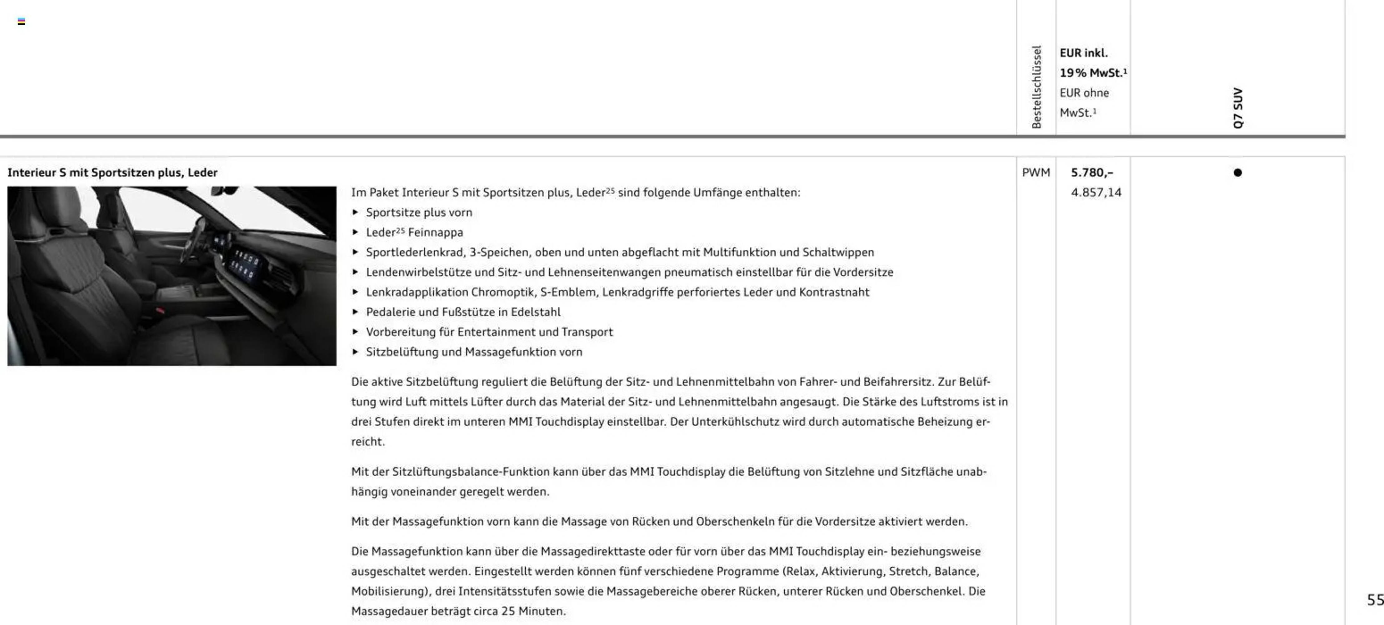 Audi Prospekt - Pagina 55