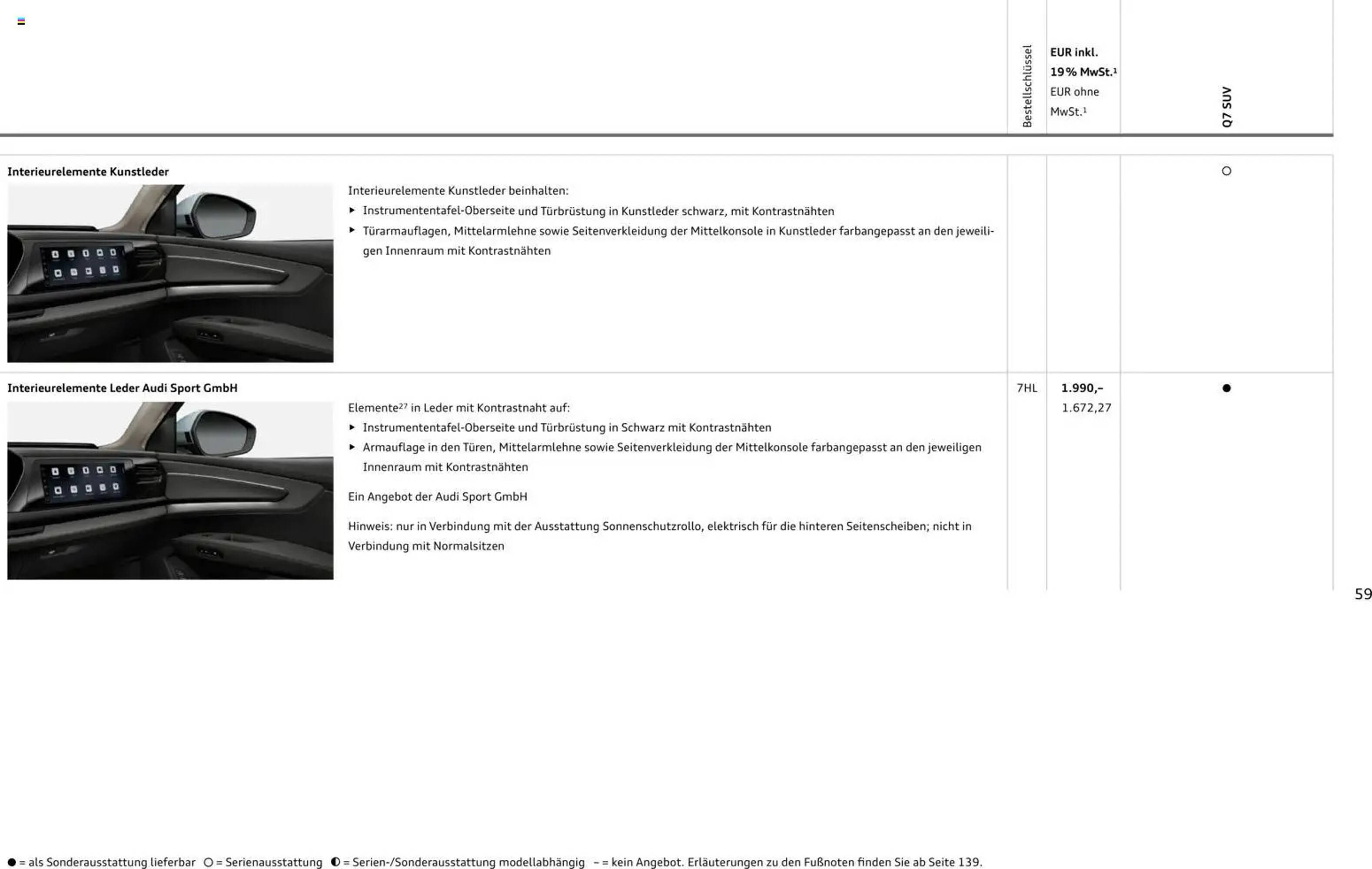 Audi Prospekt - Pagina 59