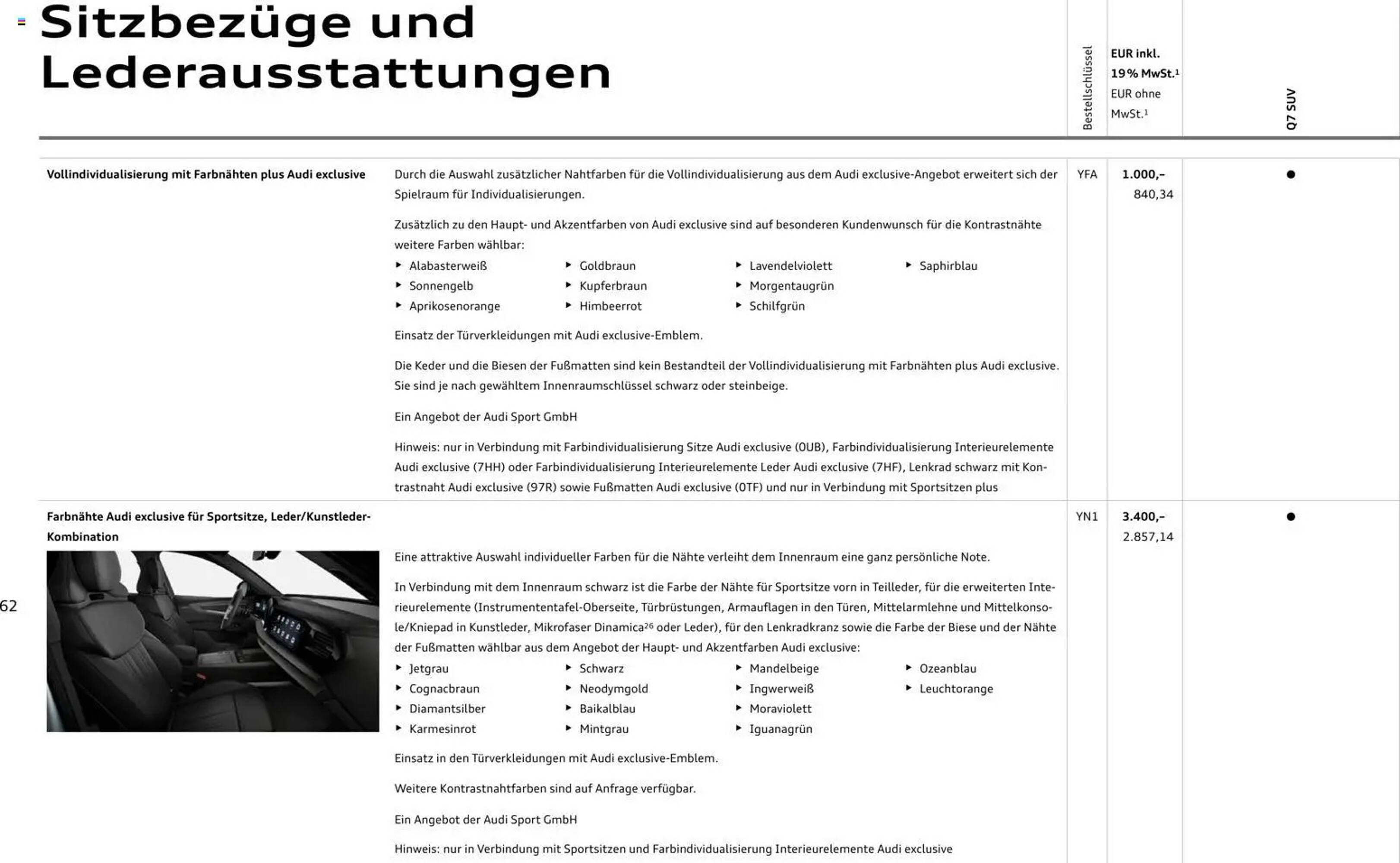 Audi Prospekt - Pagina 62