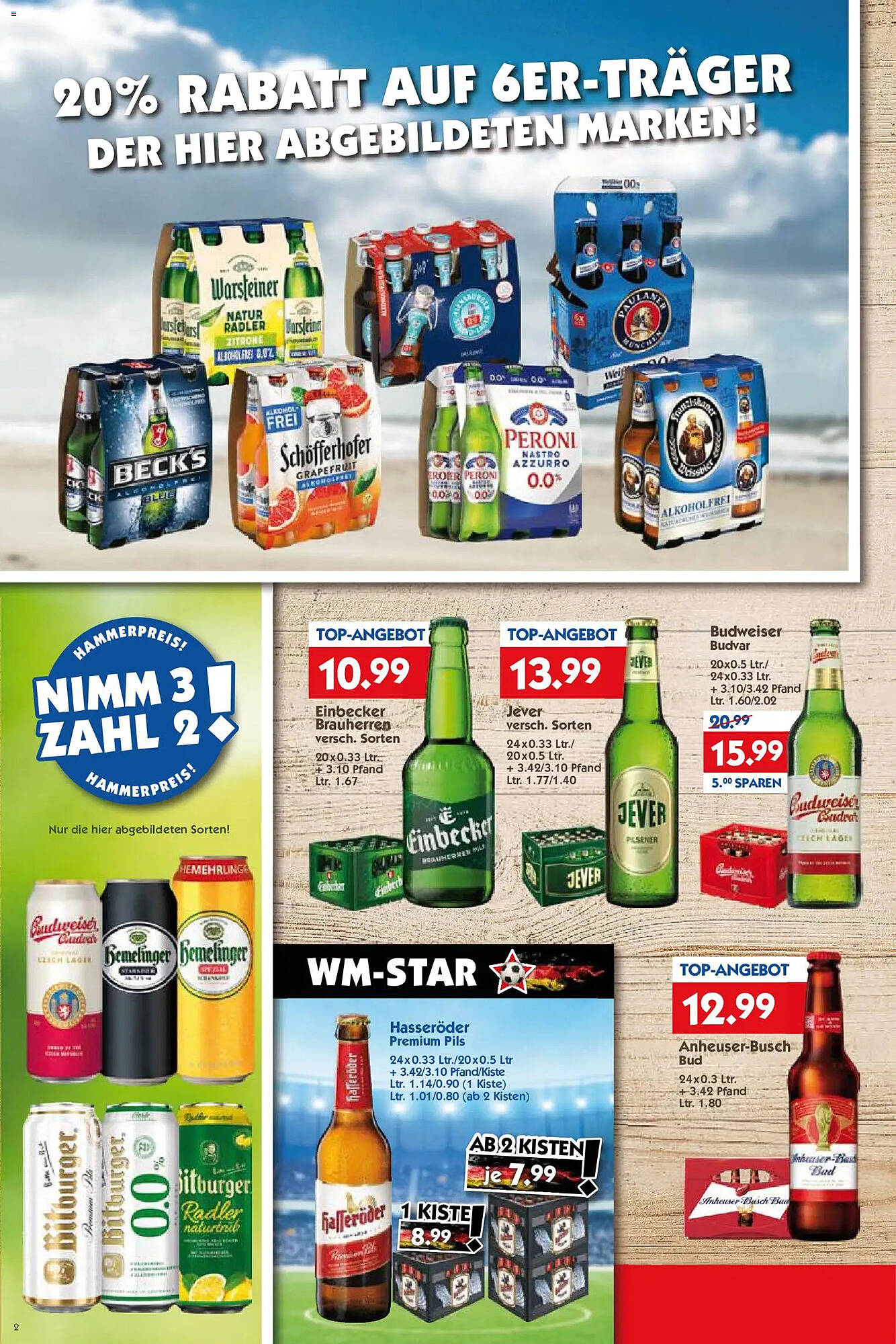 Hol'ab Getränkemarkt Prospekt - Pagina 2