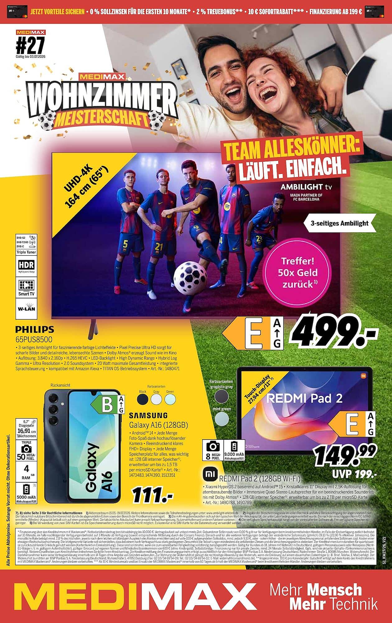 MEDIMAX Prospekt - Pagina 1