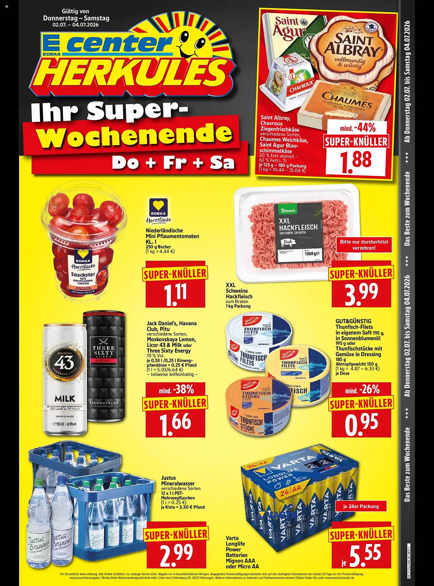 Edeka Herkules Prospekt - Pagina 1