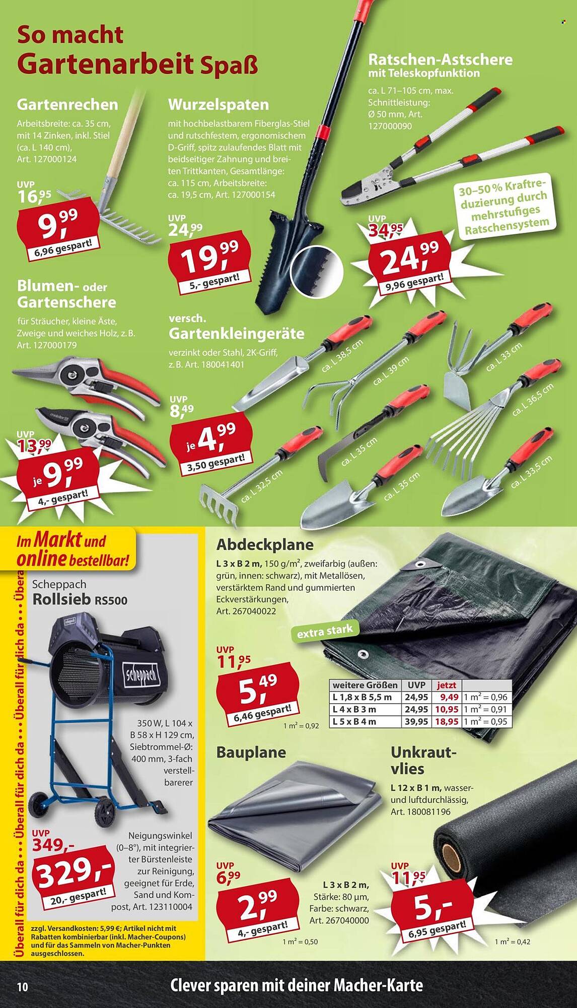 Sonderpreis Baumarkt Prospekt - Pagina 10