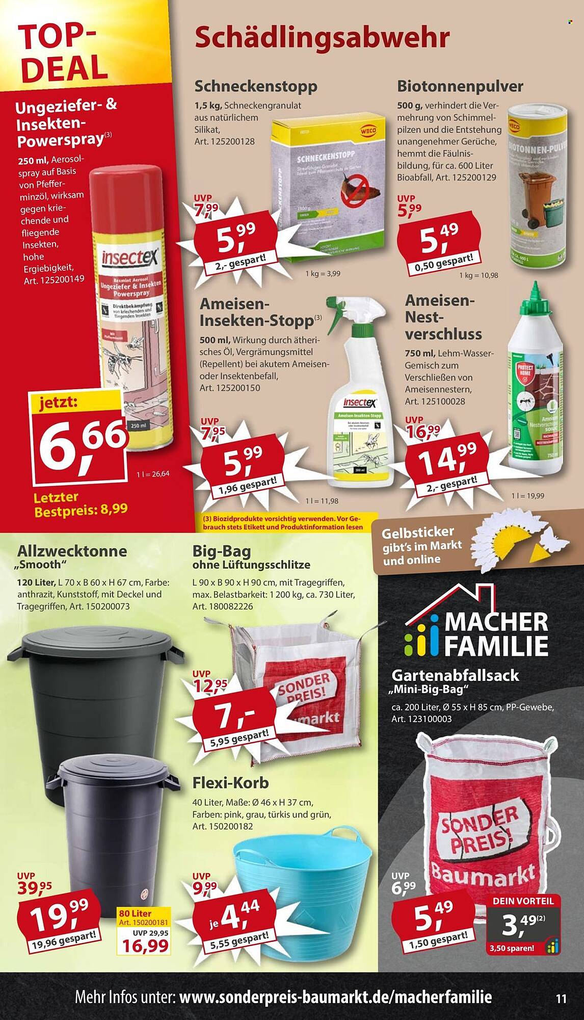 Sonderpreis Baumarkt Prospekt - Pagina 11