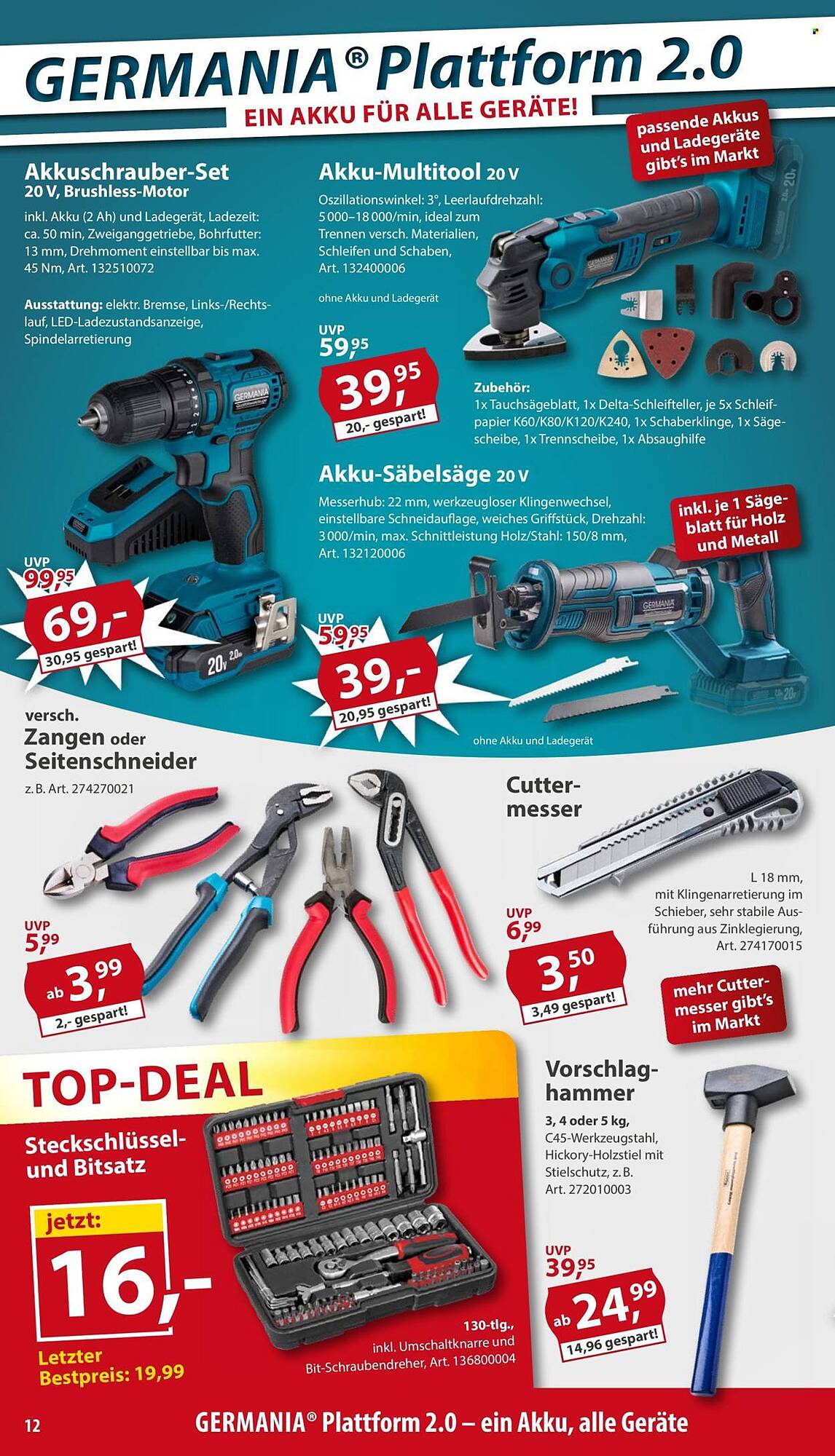 Sonderpreis Baumarkt Prospekt - Pagina 12