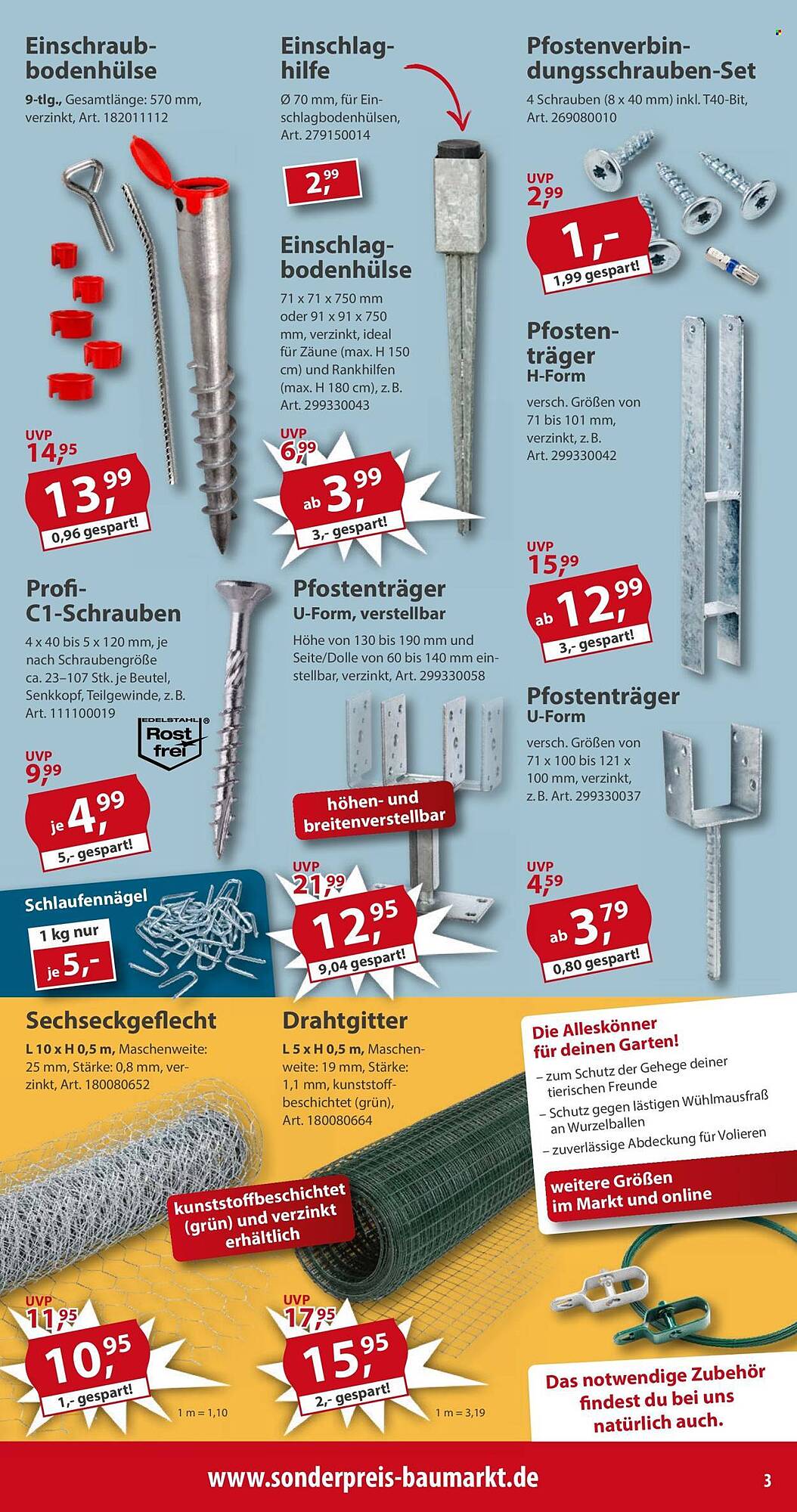 Sonderpreis Baumarkt Prospekt - Pagina 3