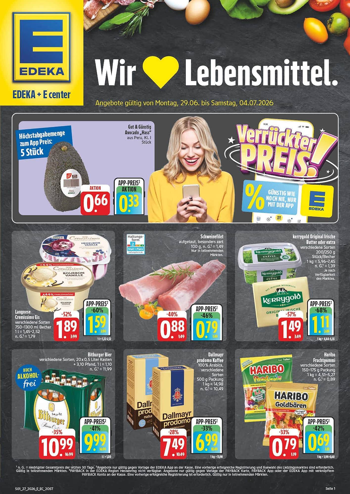 Edeka Aktiv Markt Prospekt - Pagina 1
