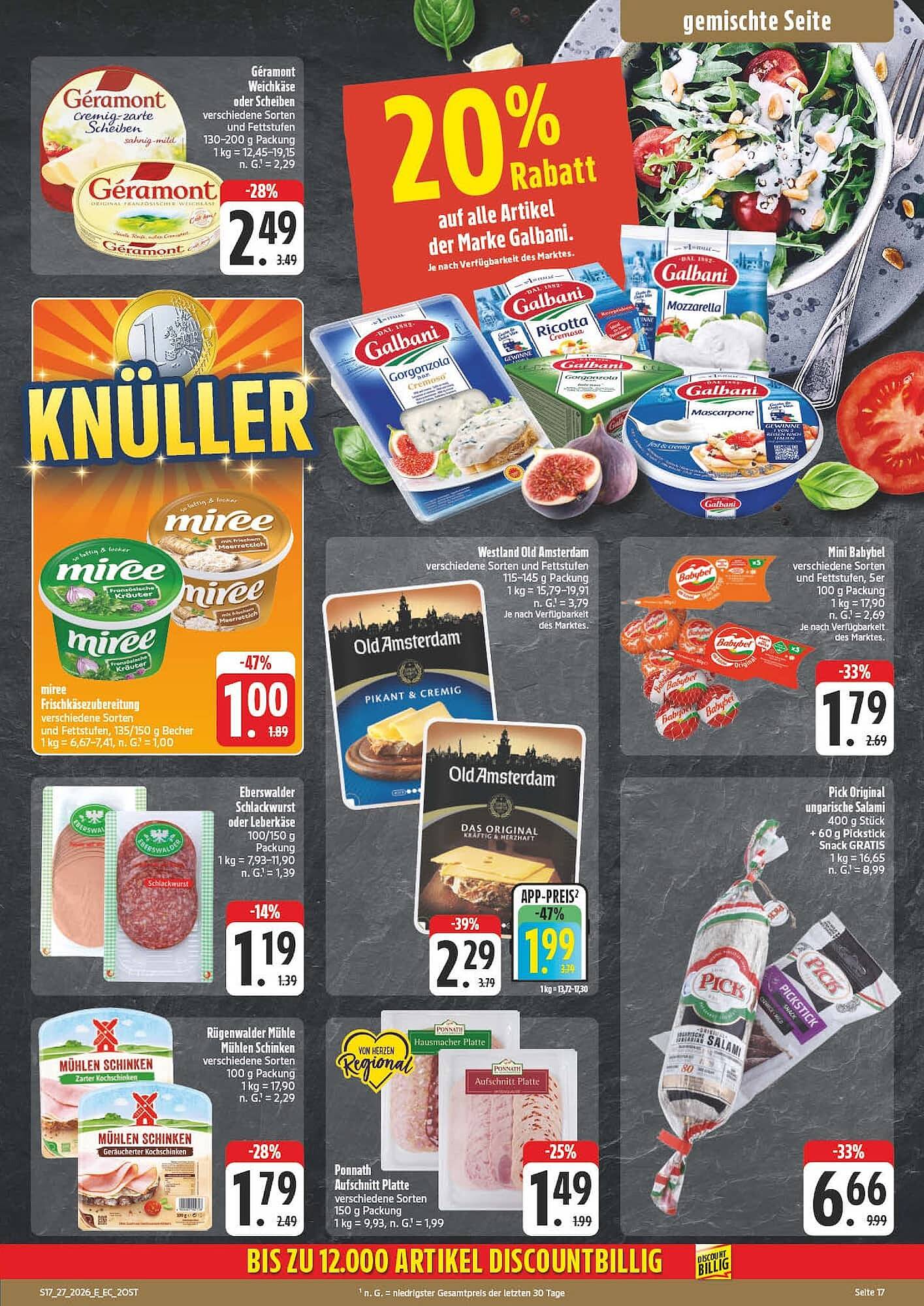 Edeka Aktiv Markt Prospekt - Pagina 17