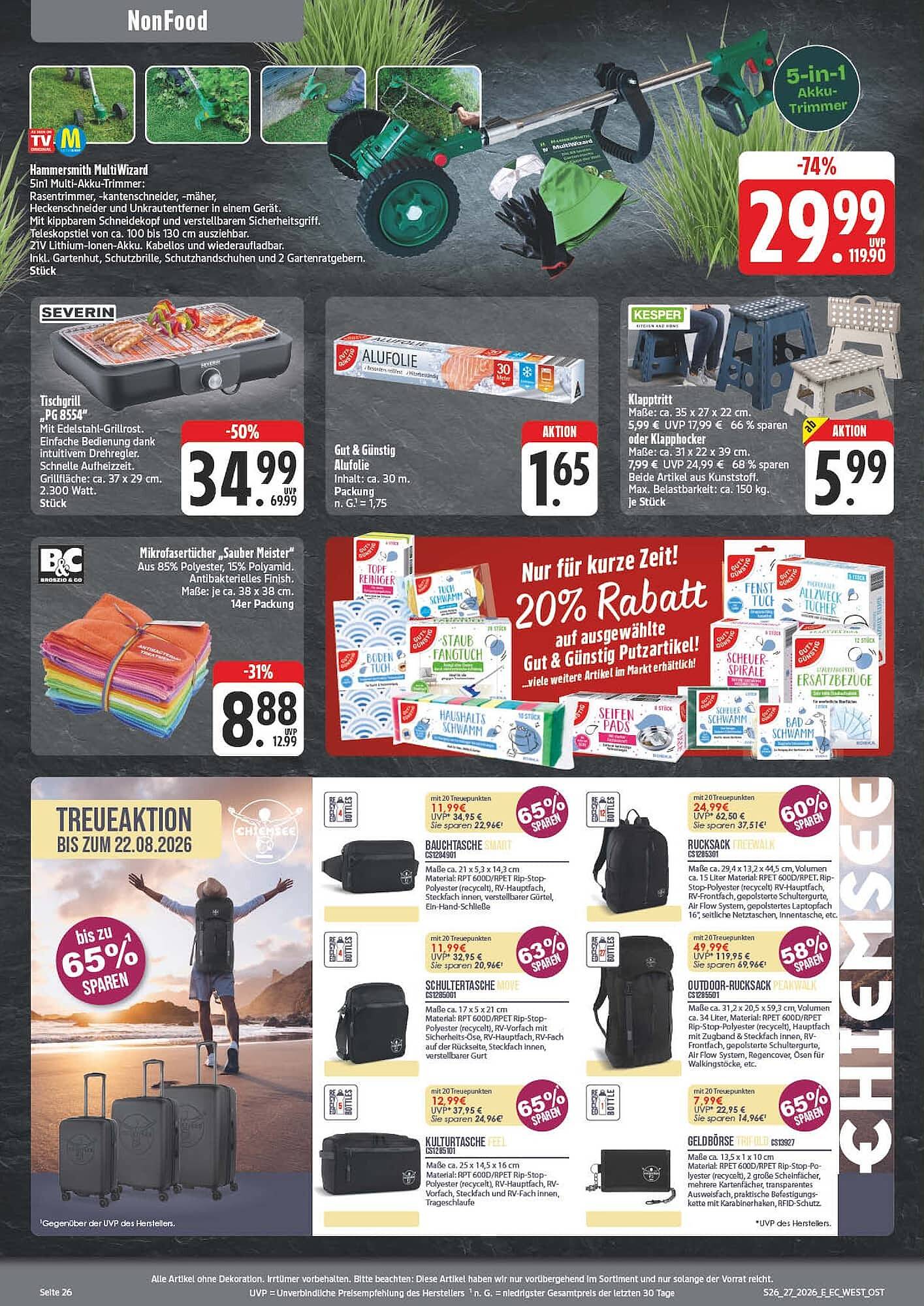 Edeka Aktiv Markt Prospekt - Pagina 26