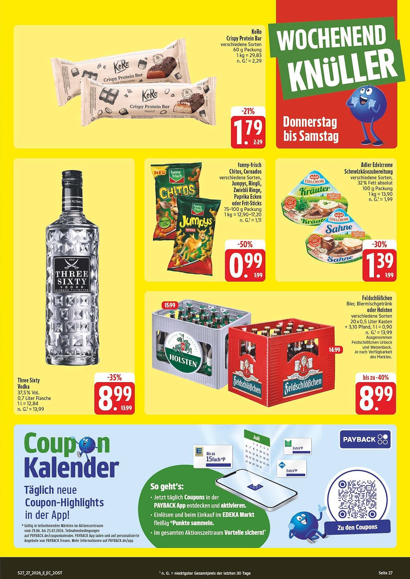 Edeka Aktiv Markt Prospekt - Pagina 27