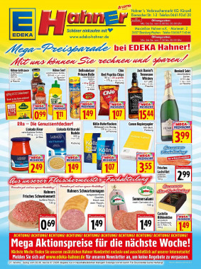 EDEKA Hahner Prospekt