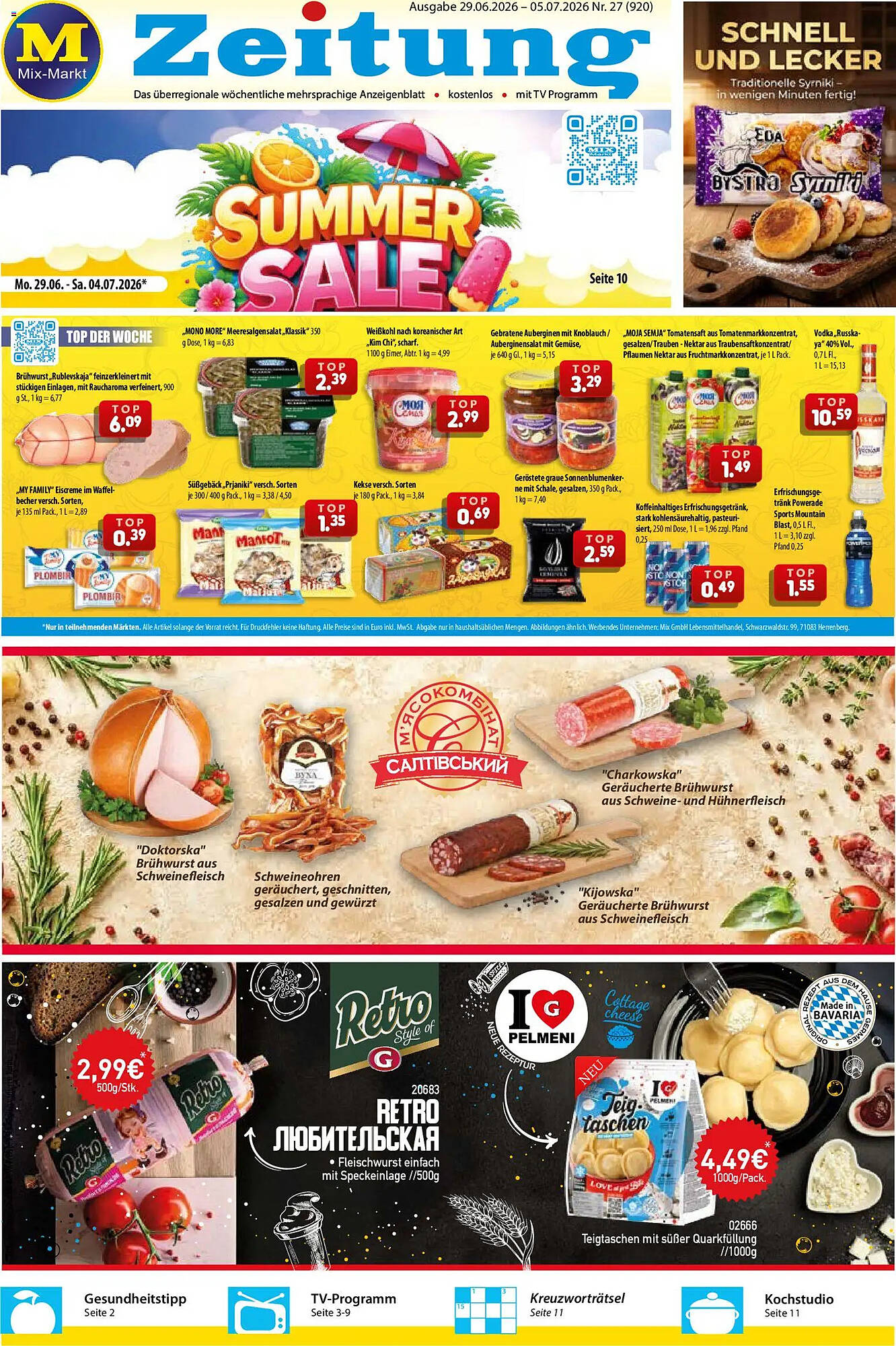 Mix Markt Prospekt - Pagina 1