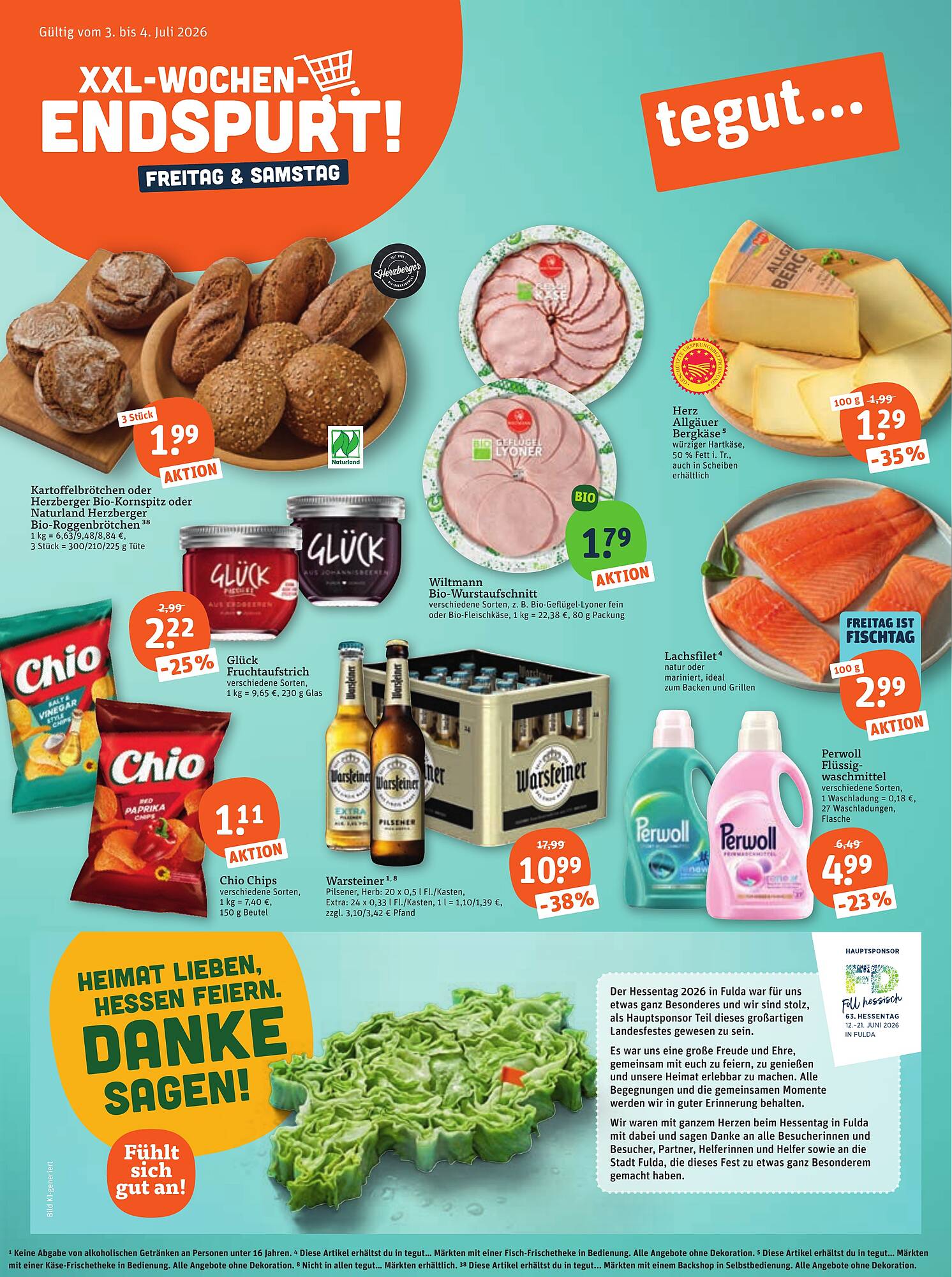 tegut Prospekt - Pagina 1
