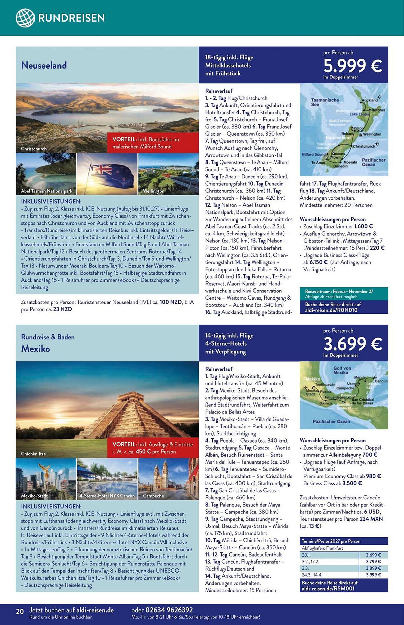 Aldi Nord Reisen Prospekt - Pagina 20
