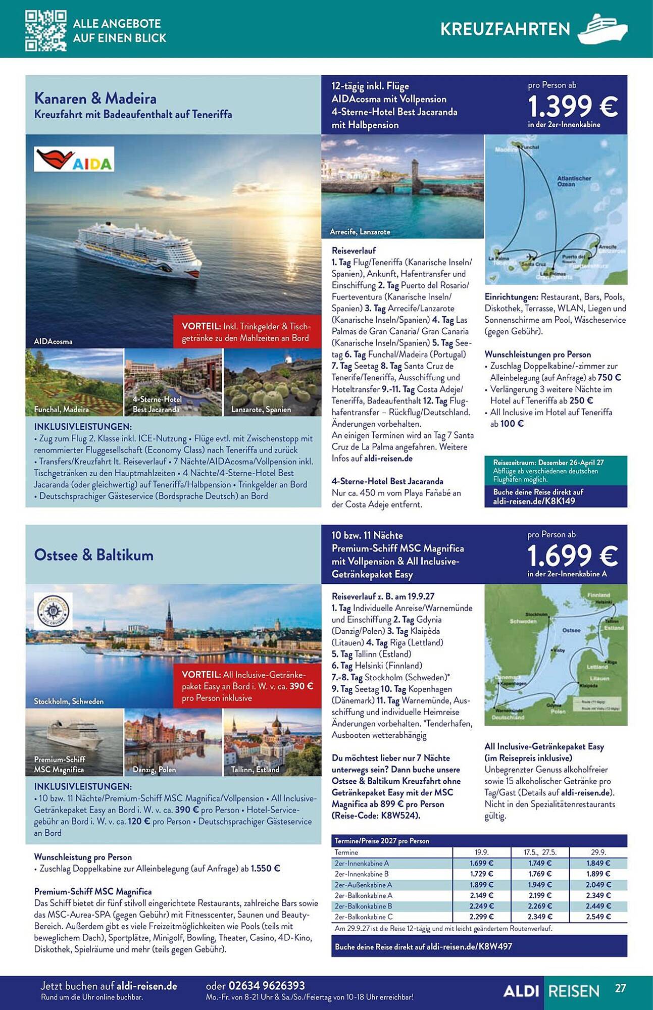 Aldi Nord Reisen Prospekt - Pagina 27