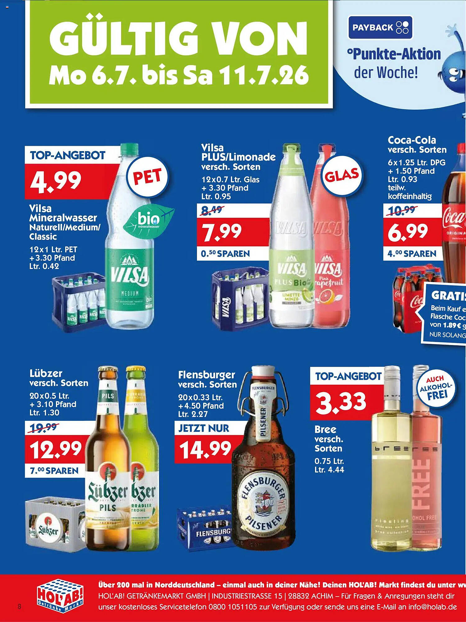 Hol'ab Getränkemarkt Prospekt - Pagina 2