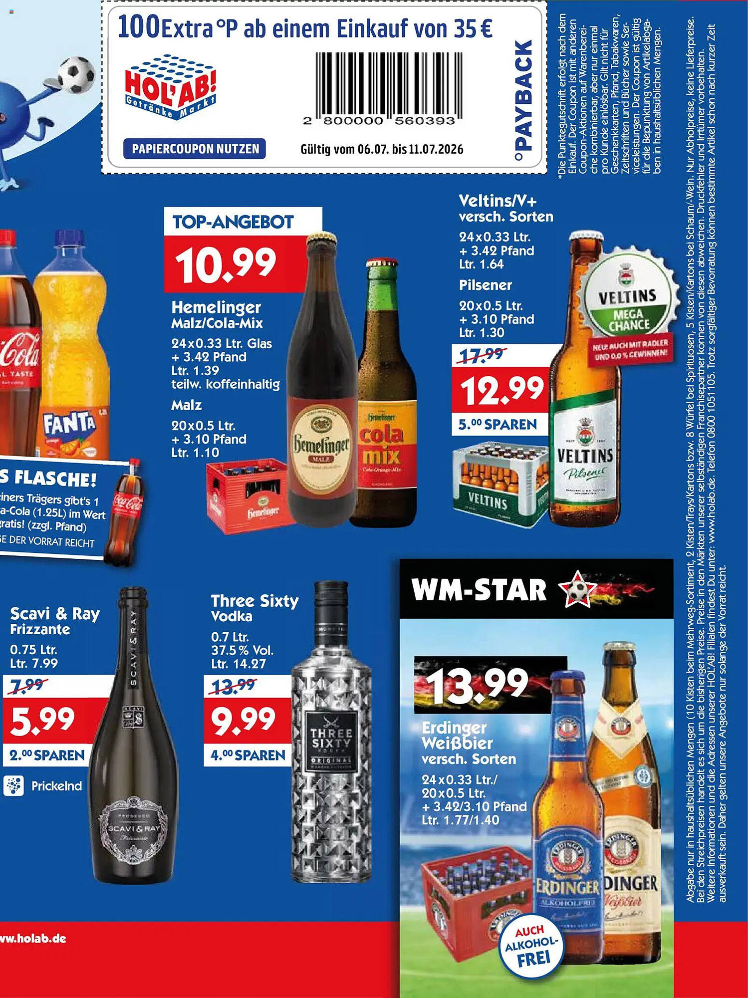 Hol'ab Getränkemarkt Prospekt - Pagina 3