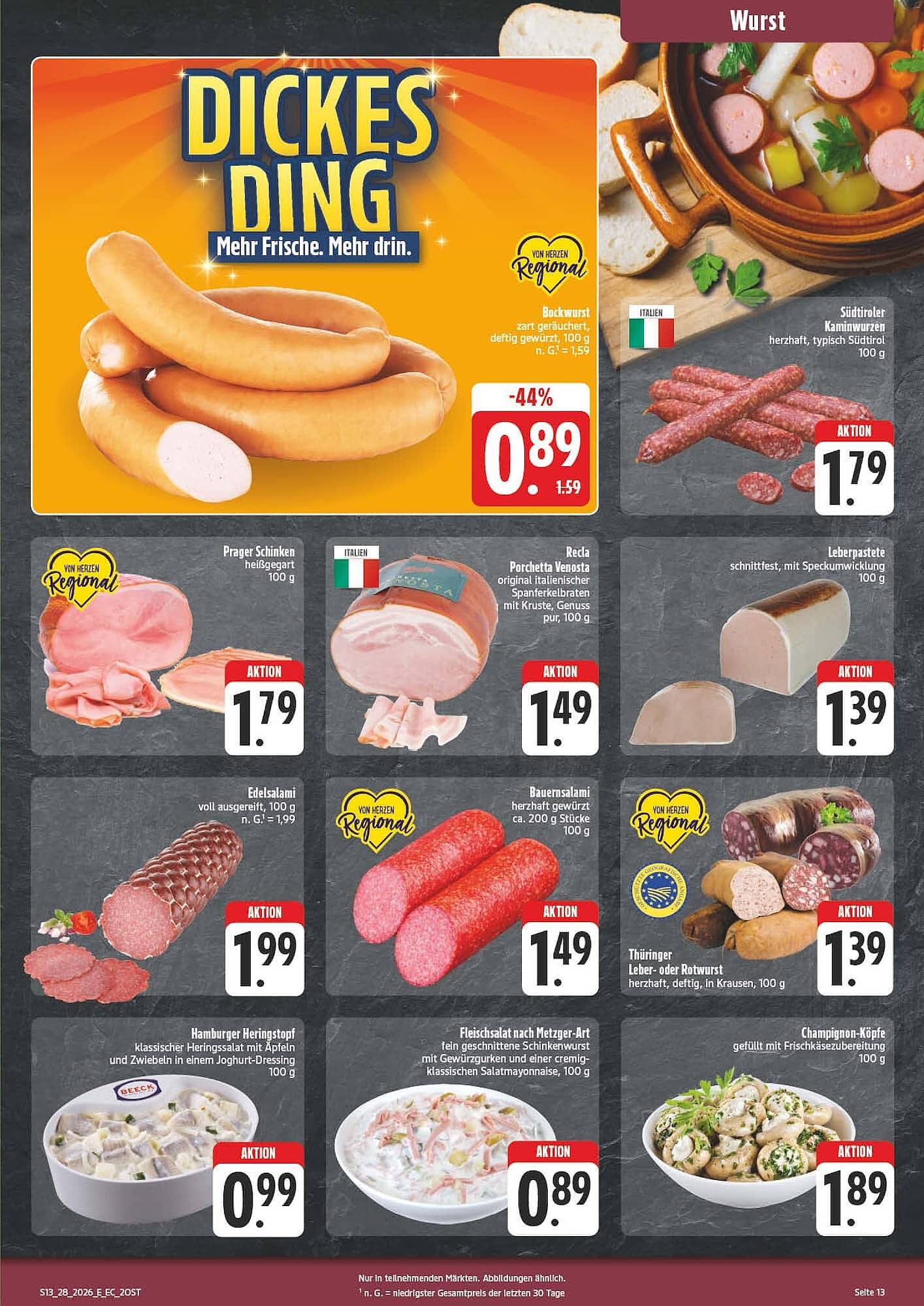 Edeka Aktiv Markt Prospekt - Pagina 13