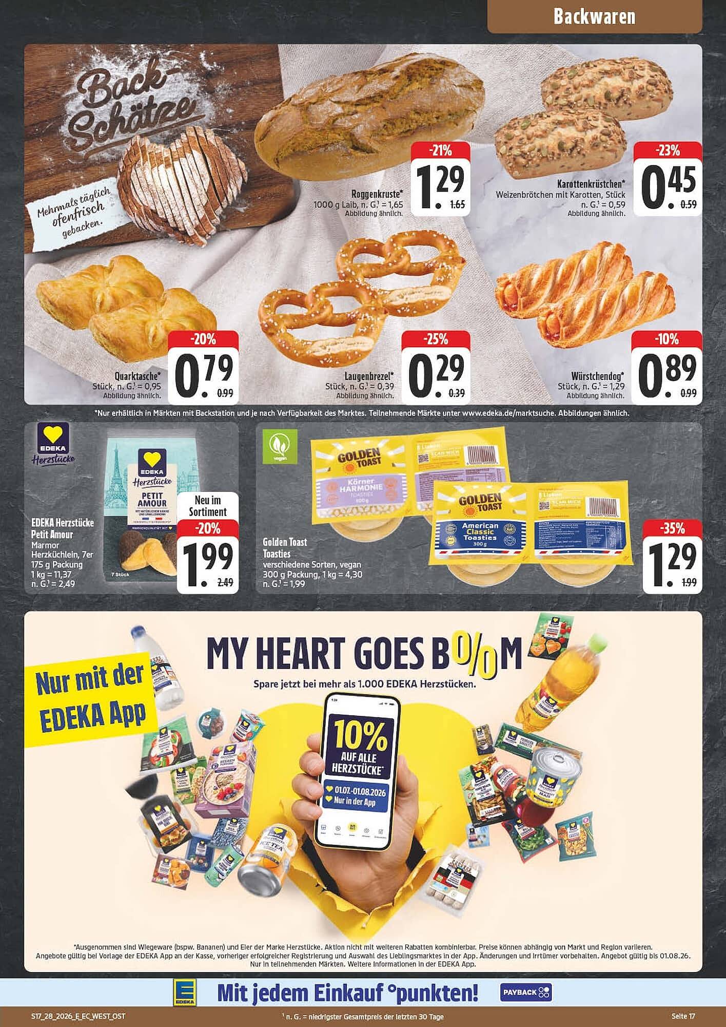 Edeka Aktiv Markt Prospekt - Pagina 17