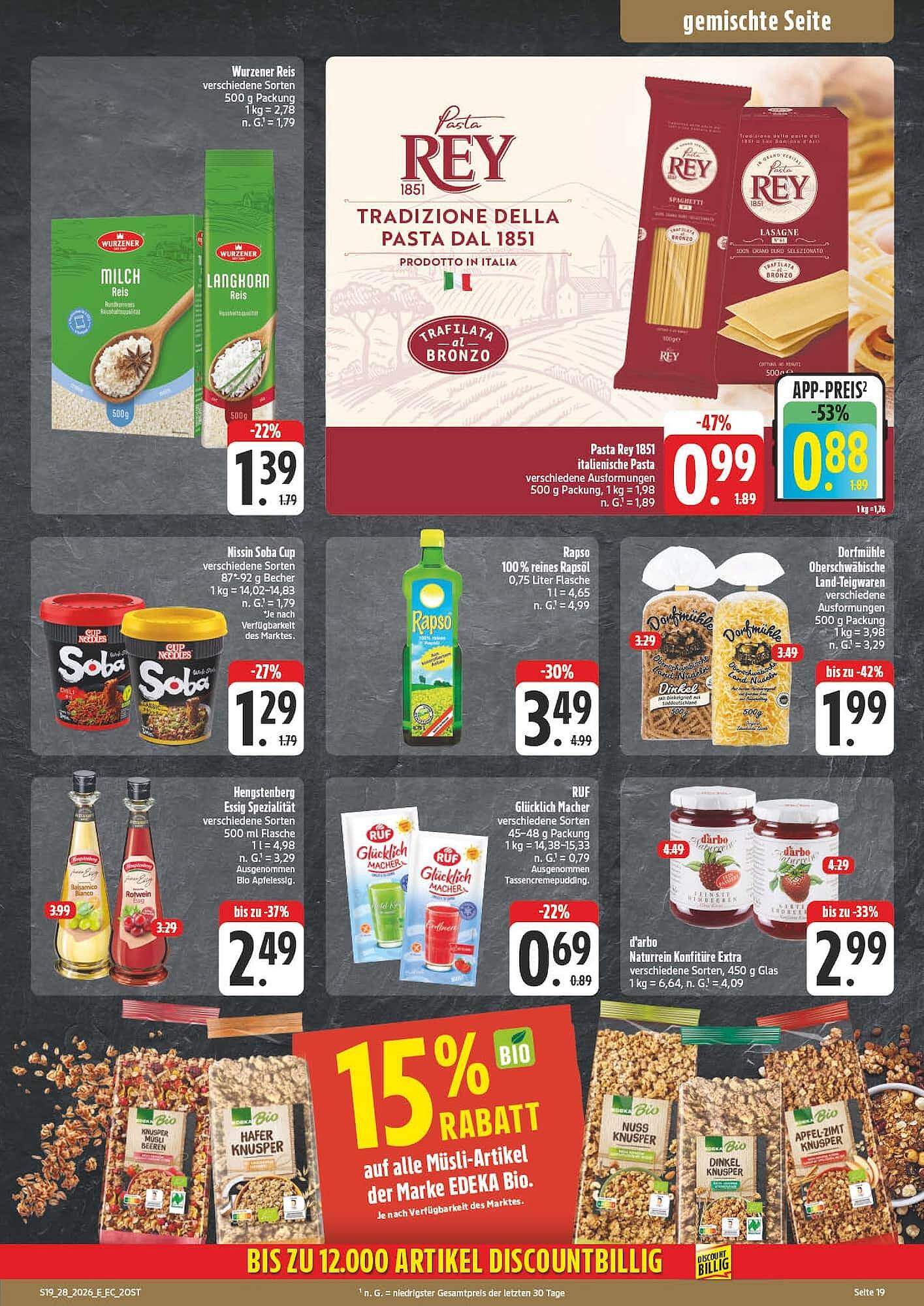 Edeka Aktiv Markt Prospekt - Pagina 19