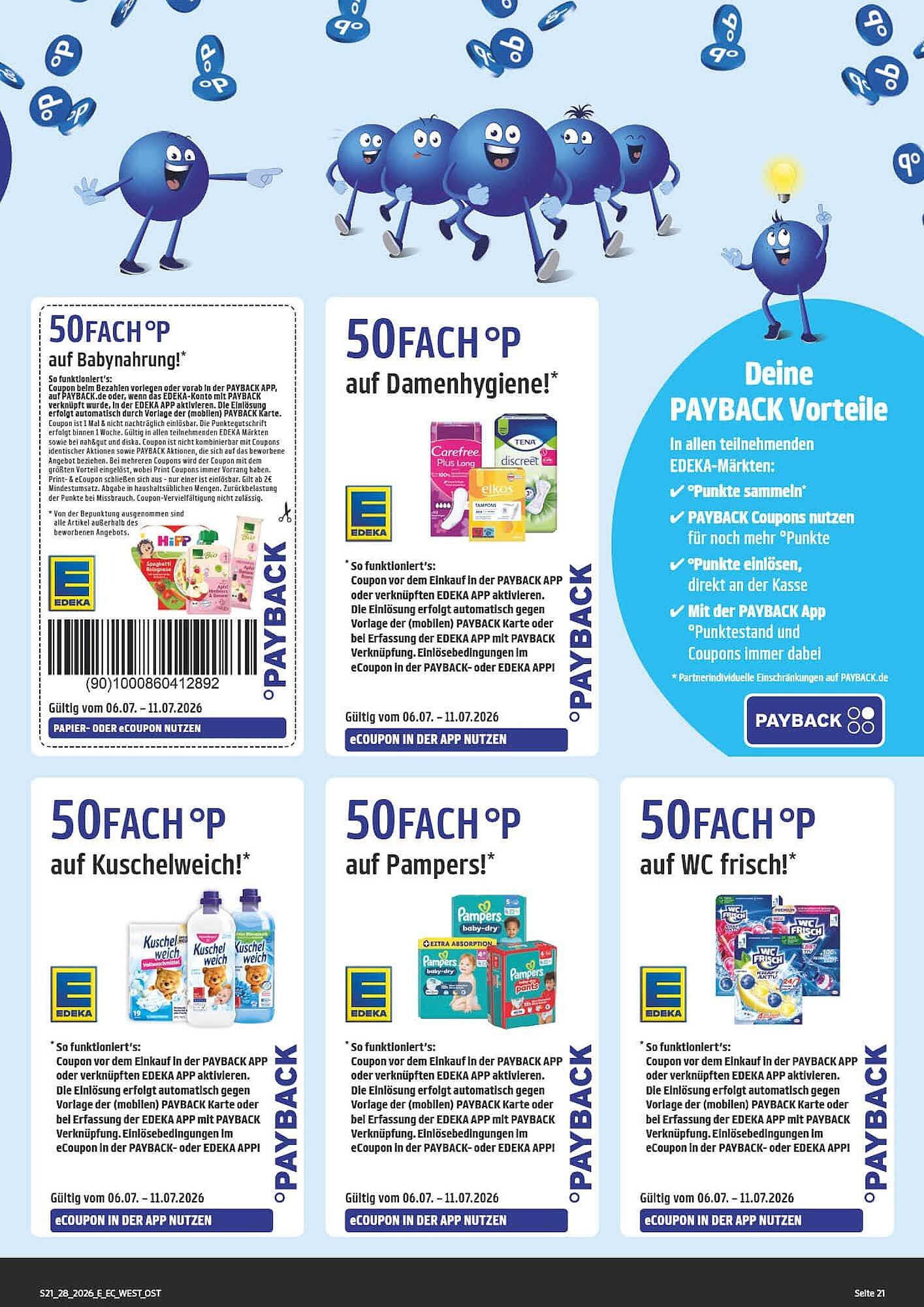 Edeka Aktiv Markt Prospekt - Pagina 21