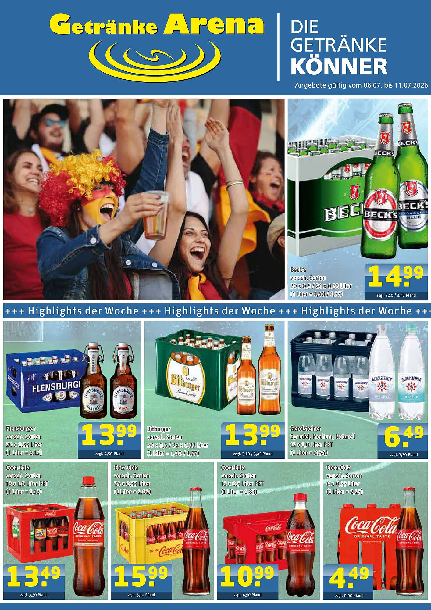 Getränke Arena Prospekt - Pagina 1