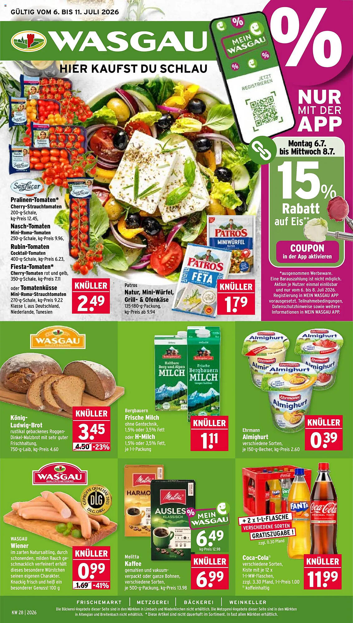 Wasgau Prospekt - Pagina 1