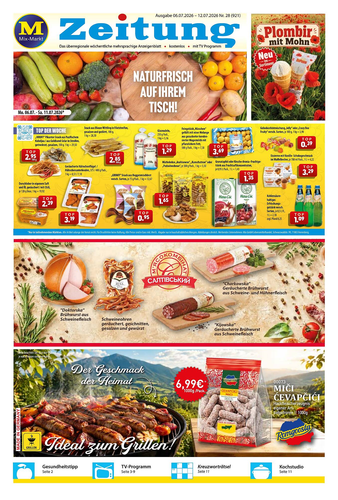 Mix Markt Prospekt - Pagina 1