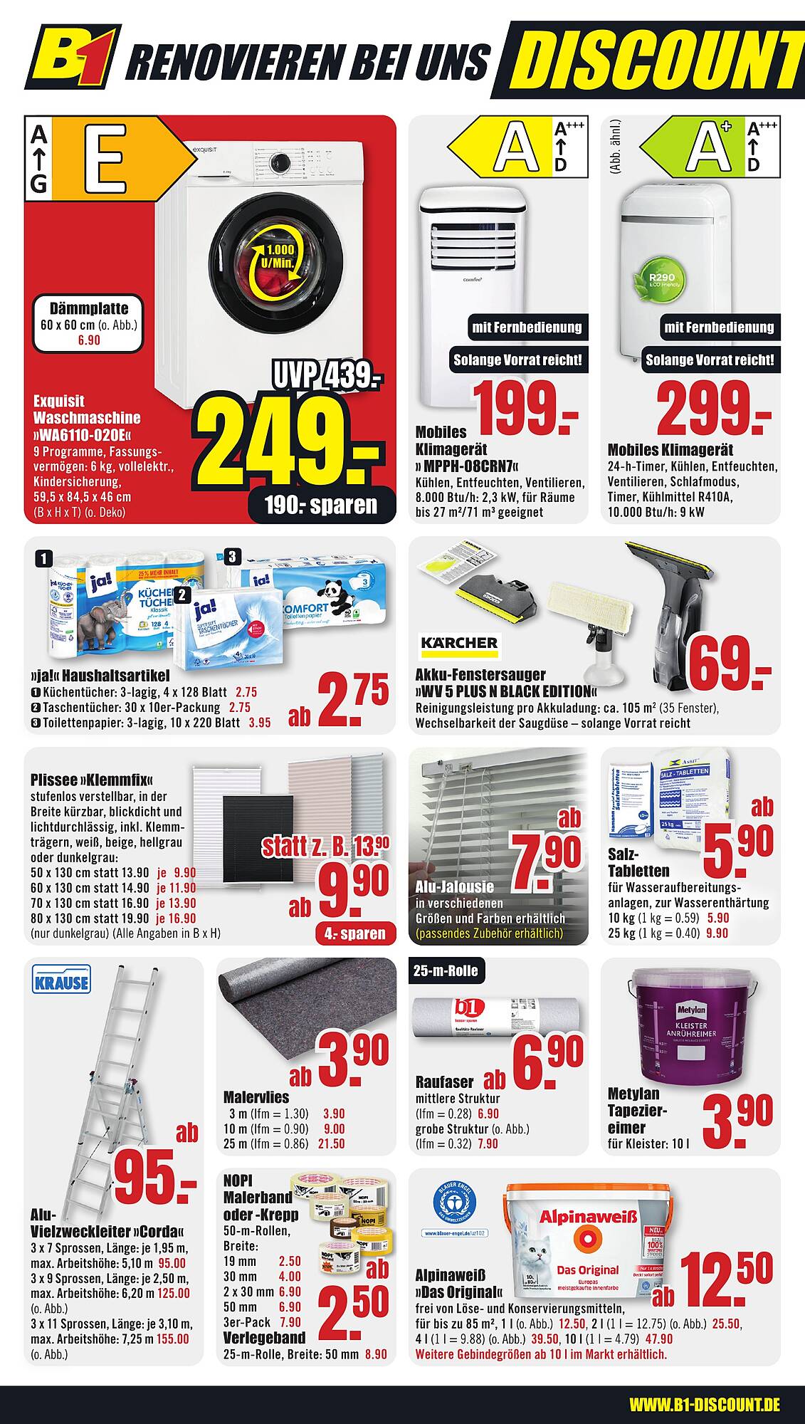 B1 Discount Baumarkt Prospekt - Pagina 6