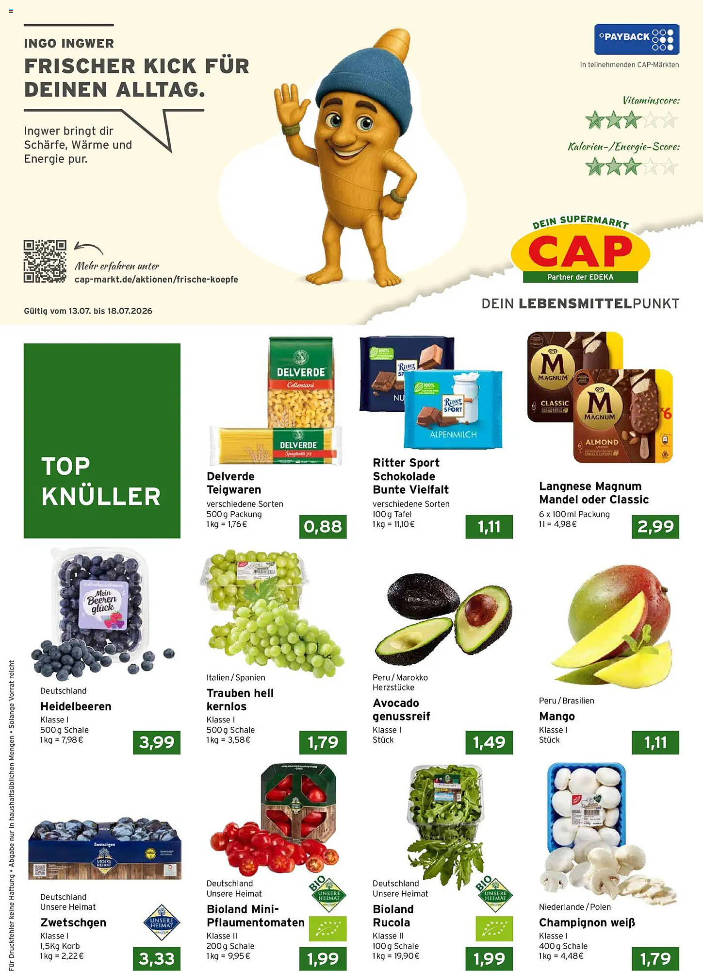 CAP Markt Prospekt - Pagina 1
