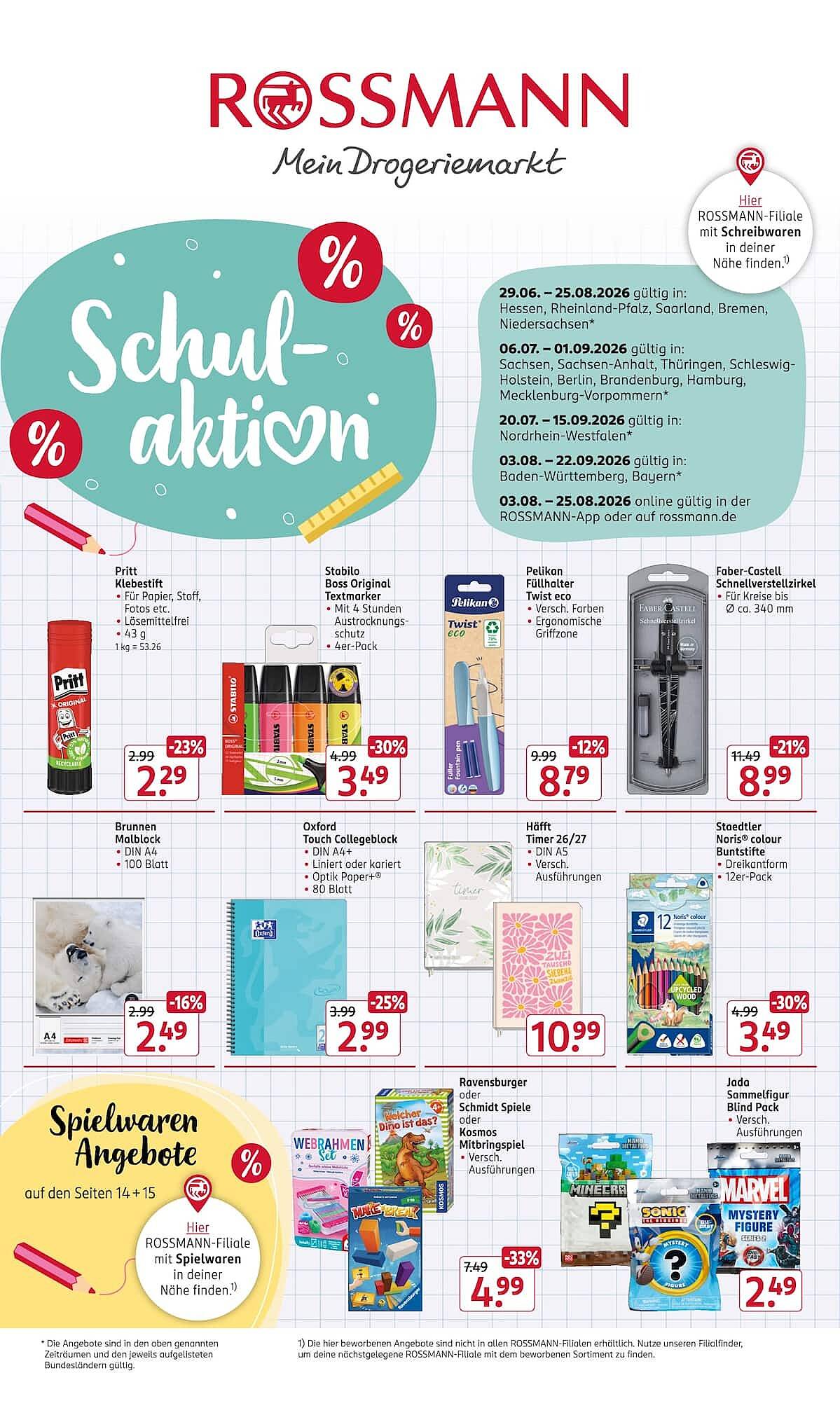 Rossmann Prospekt - Pagina 1
