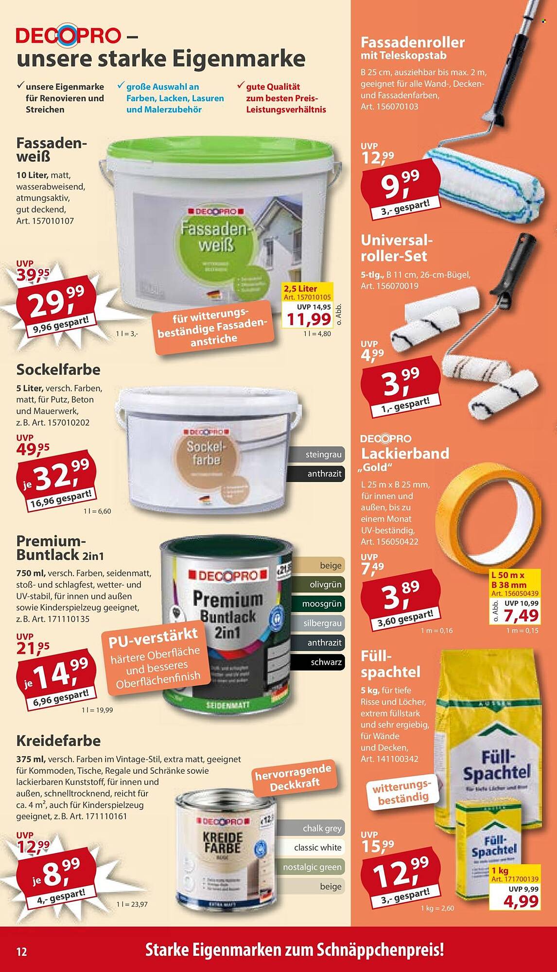 Sonderpreis Baumarkt Prospekt - Pagina 12