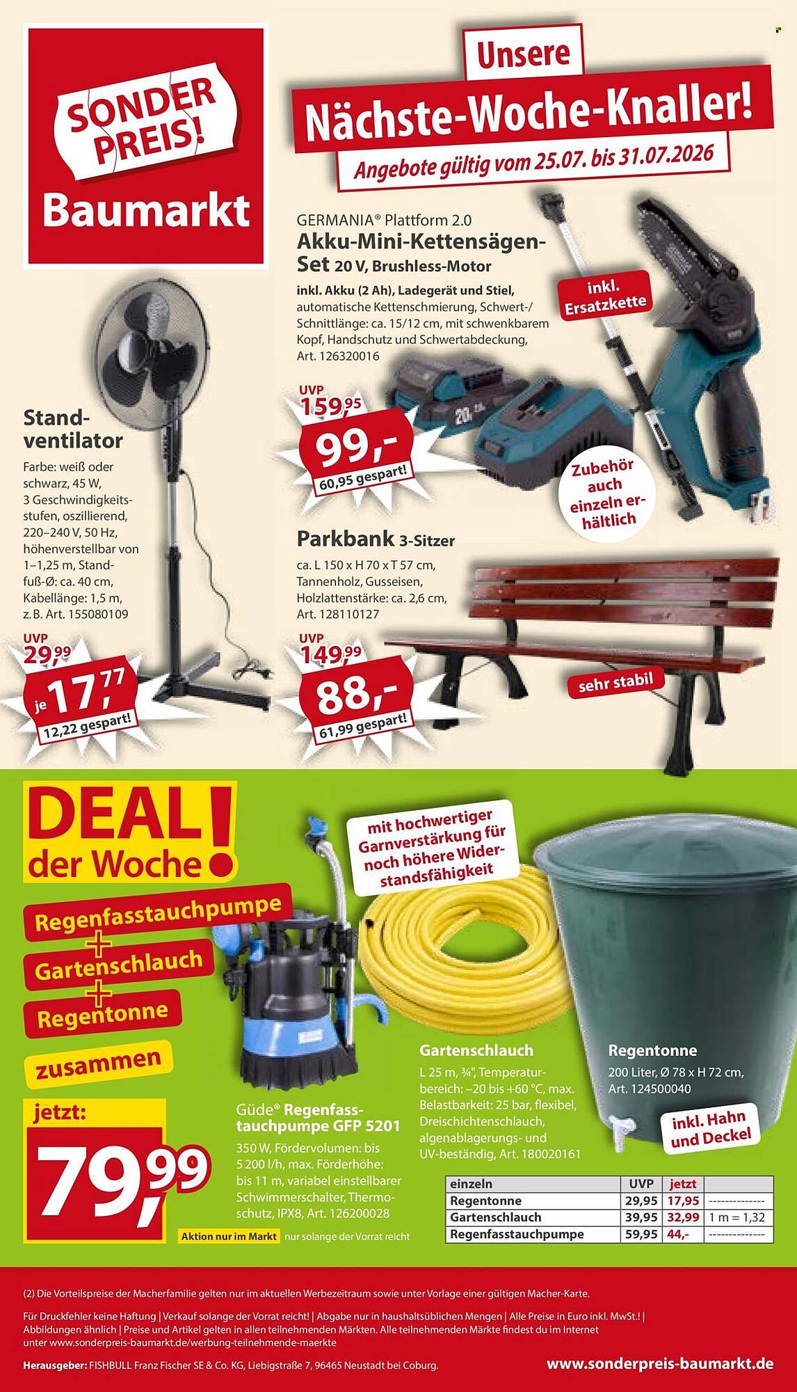 Sonderpreis Baumarkt Prospekt - Pagina 16